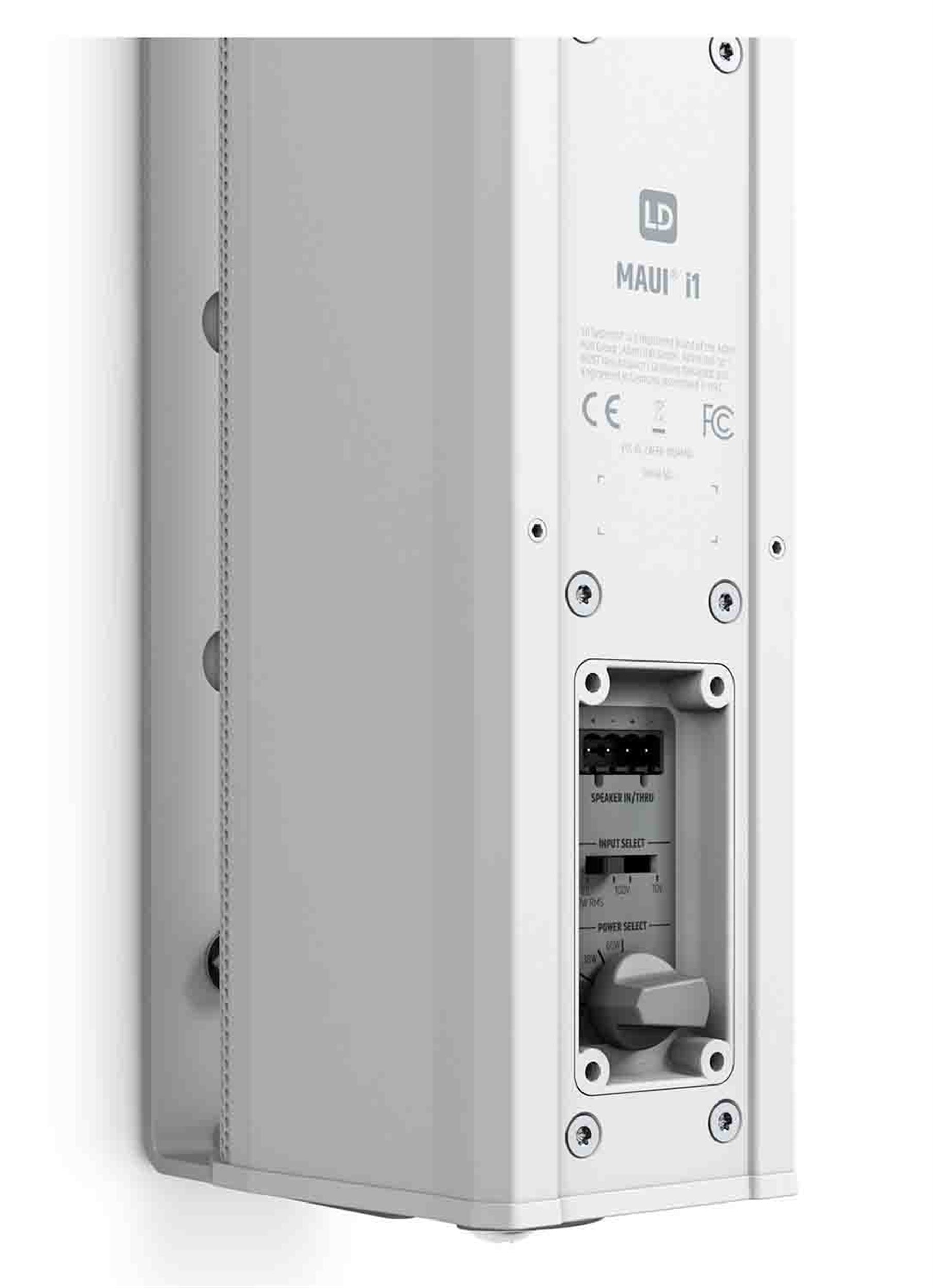 LD Systems MAUI i1 W Passive Indoor and Outdoor Installation Column Loudspeaker - White by LD Systems
