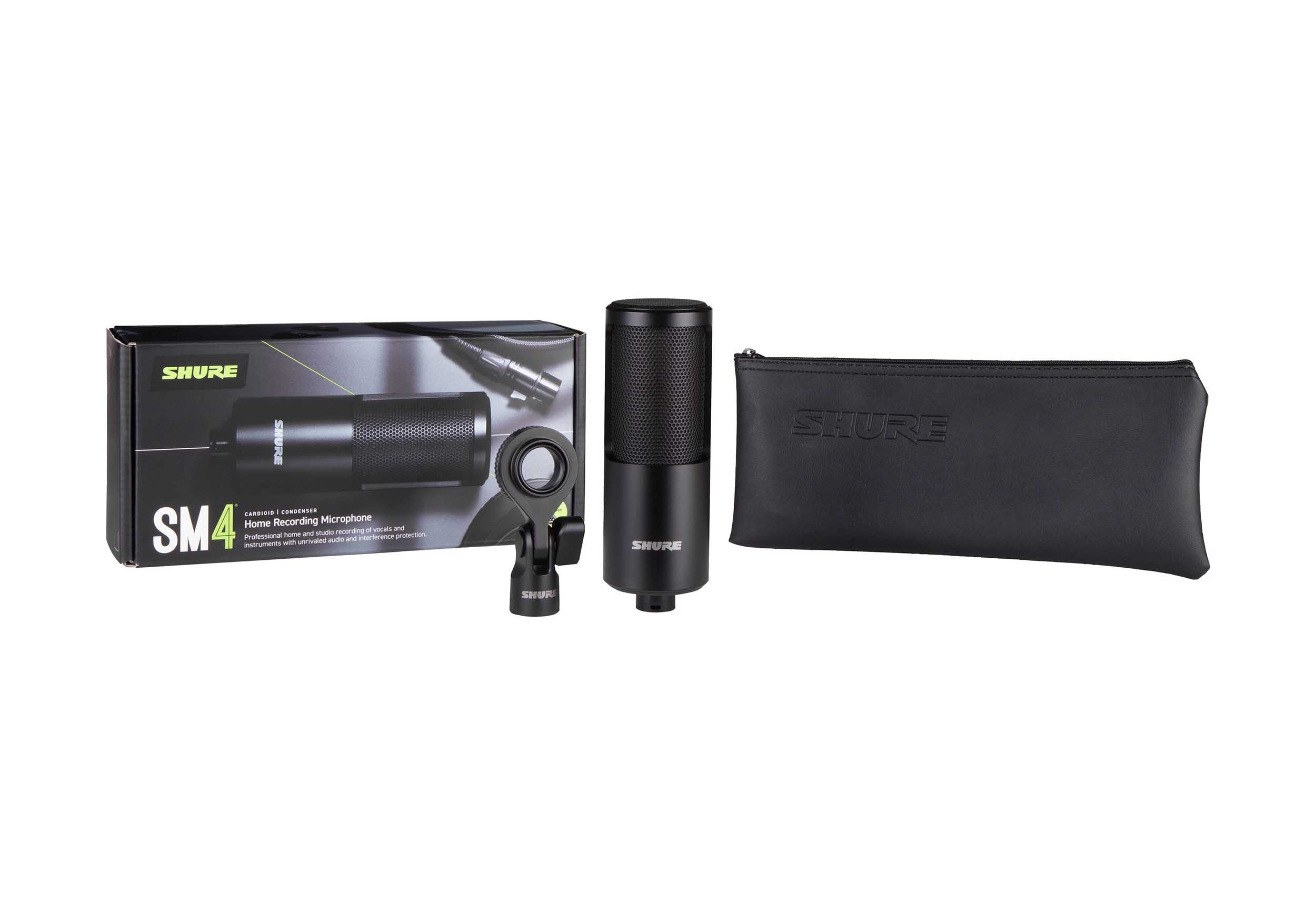 Shure SM4-K Dual-Diaphragm Condenser Home Recording Microphone by Shure