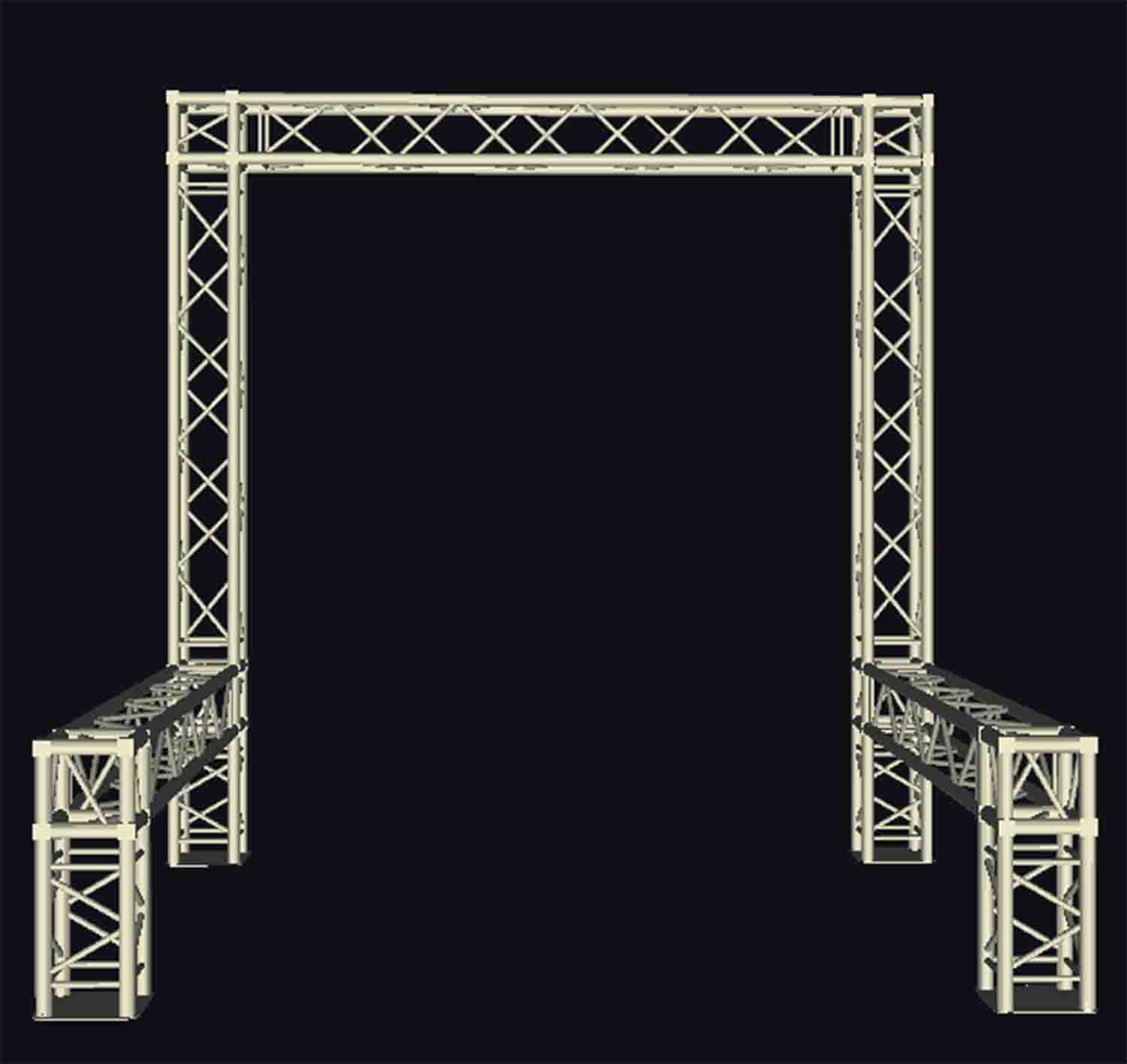 ProX XTP-E1010-2 Exhibition Module Stand Truss Package - 10' x 10' by ProX Cases