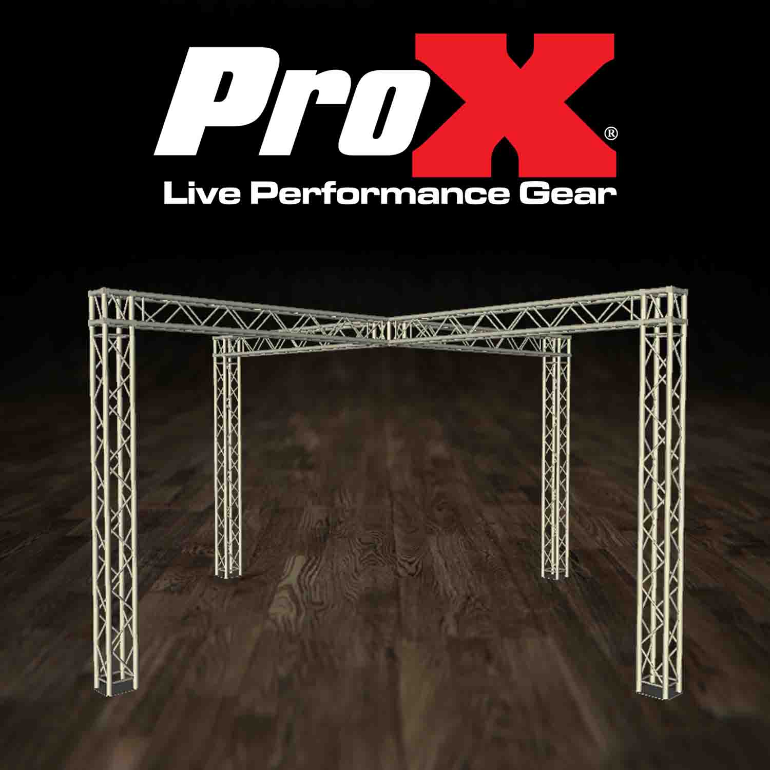 ProX XTP-EX2323-1, Exhibition Module Package X Square Layout by ProX Cases