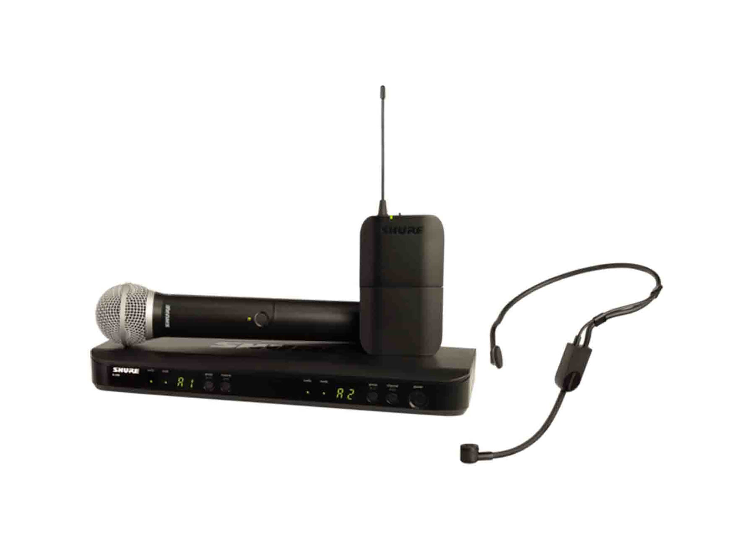Shure BLX1288/P31 Wireless Combo System with PG58 Handheld and PGA31 Headset by Shure
