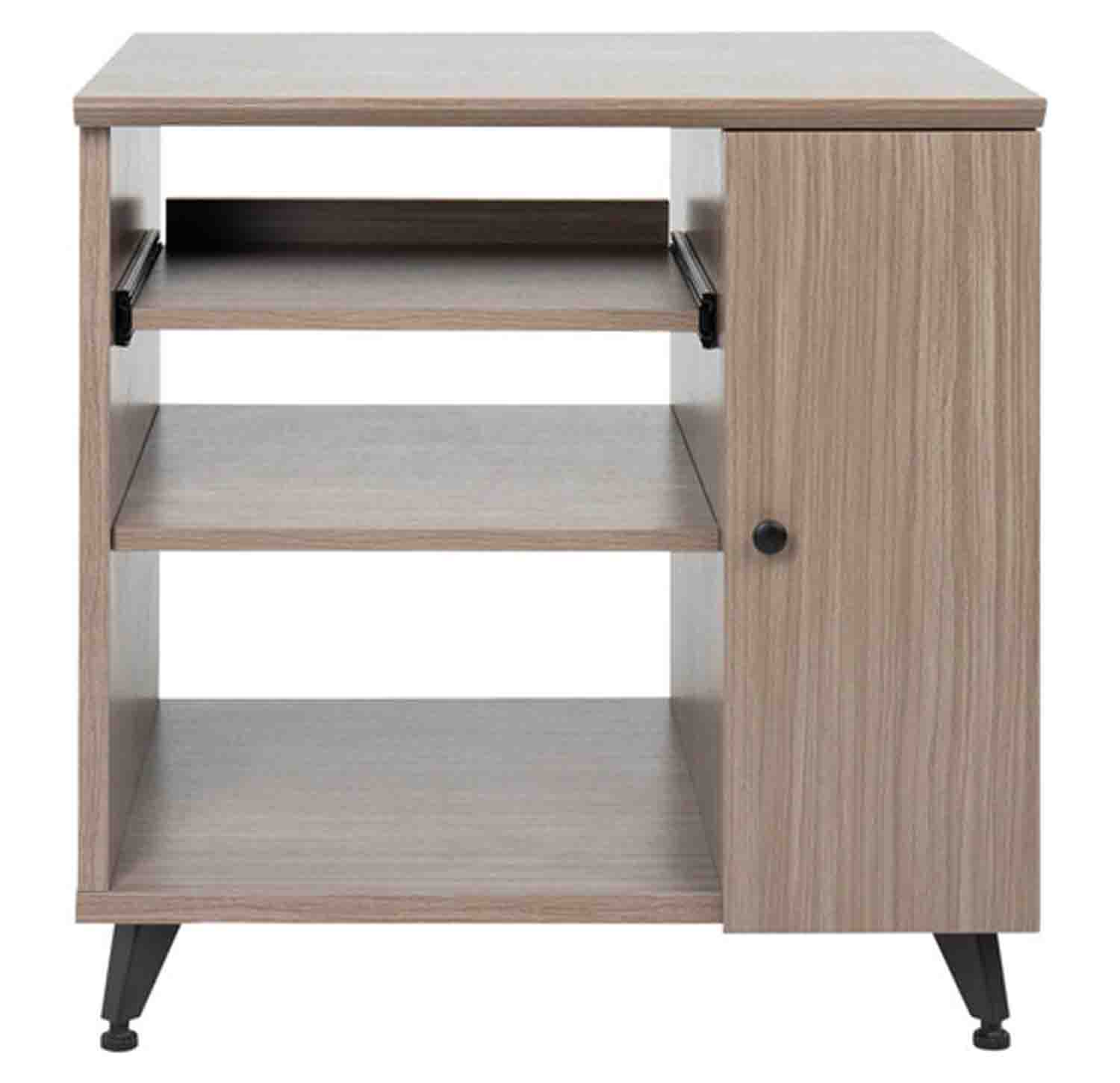 Gator Frameworks GFW-ELITESIDECAR-GRY Elite Series Sidecar Rack Cabinet with Shelf - Grey by Gator Cases