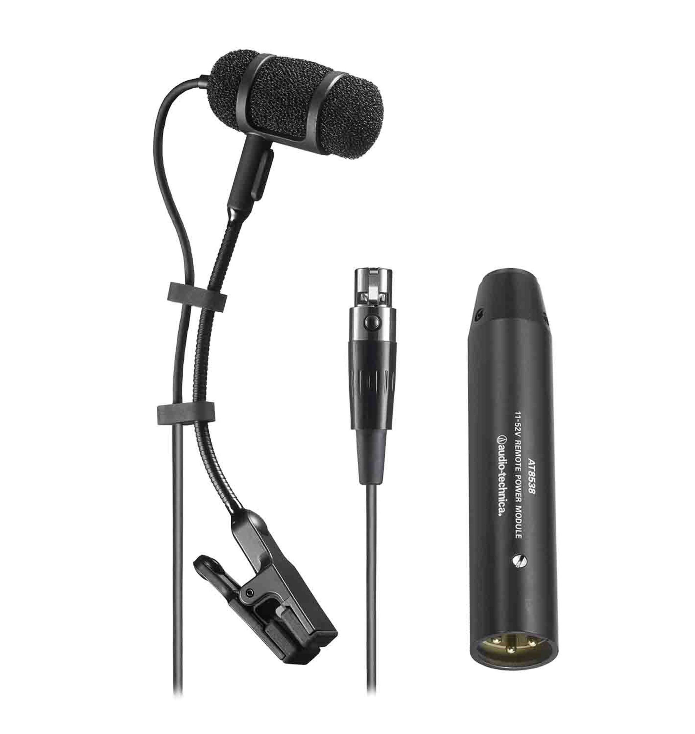 Audio Technica PRO35 Cardioid Condenser Clip-on Instrument Microphone by Audio-Technica