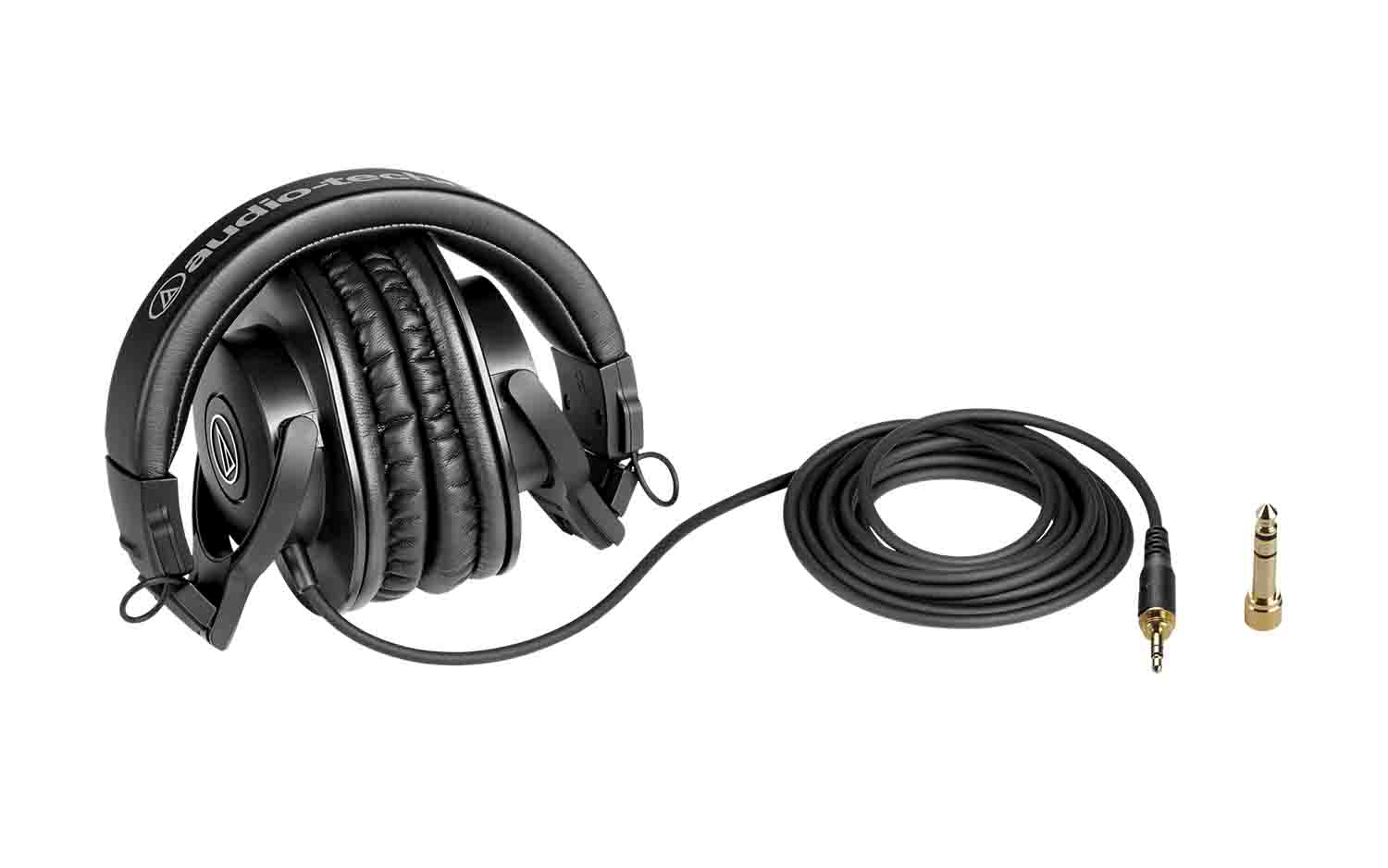 Audio Technica ATH-M30X, Professional Monitor Headphones - Black by Audio-Technica