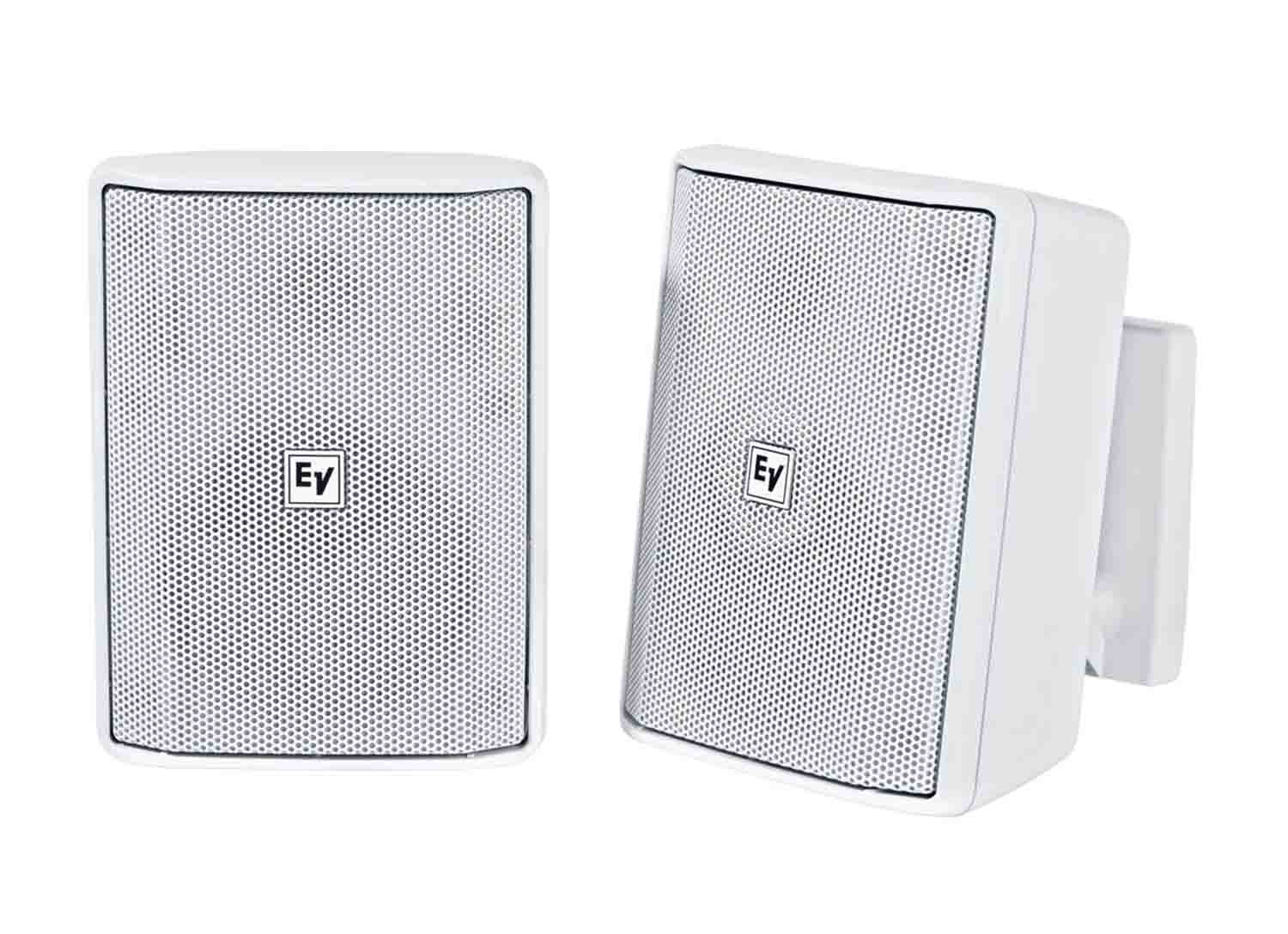 Electro-Voice EVID-S4.2TW, 4" 2-Way 70/100V Commercial Loudspeaker (Pair, White) by Electro-Voice