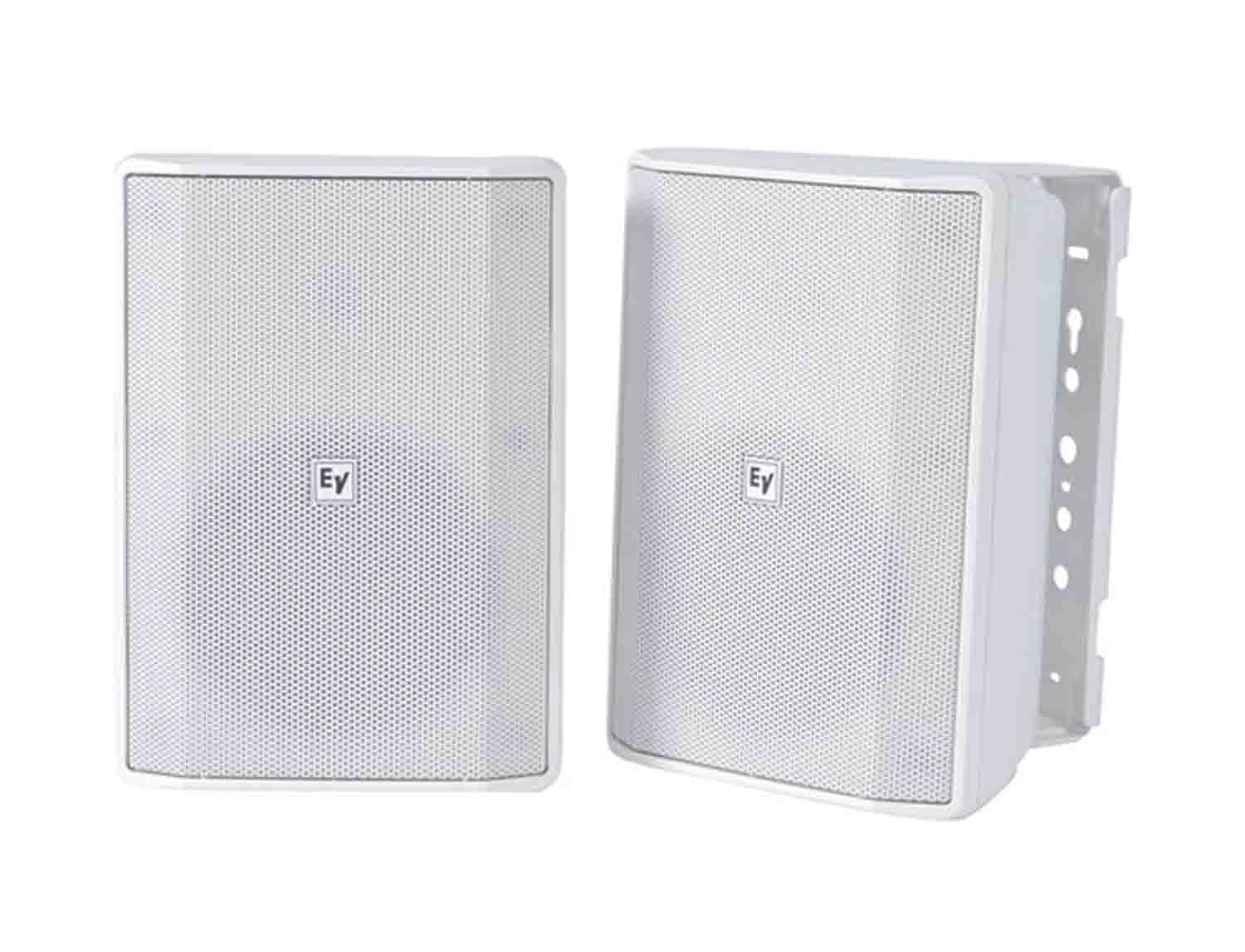 Electro-Voice EVID-S5.2XW, 5.25" 2-Way 70/100V IP65-Rated Commercial Loudspeaker (Pair, White) by Electro-Voice