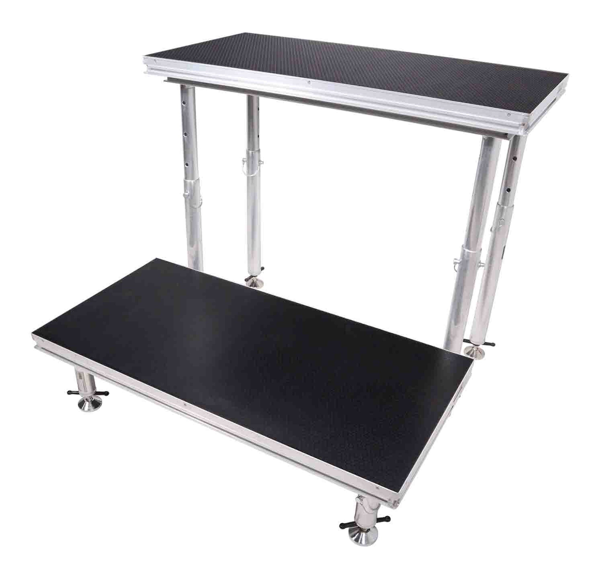 ProX XSQ-2X4MK2 StageQ MK2 2ft X 4ft Heavy Duty Platform with 28 to 48 Inch Height Legs