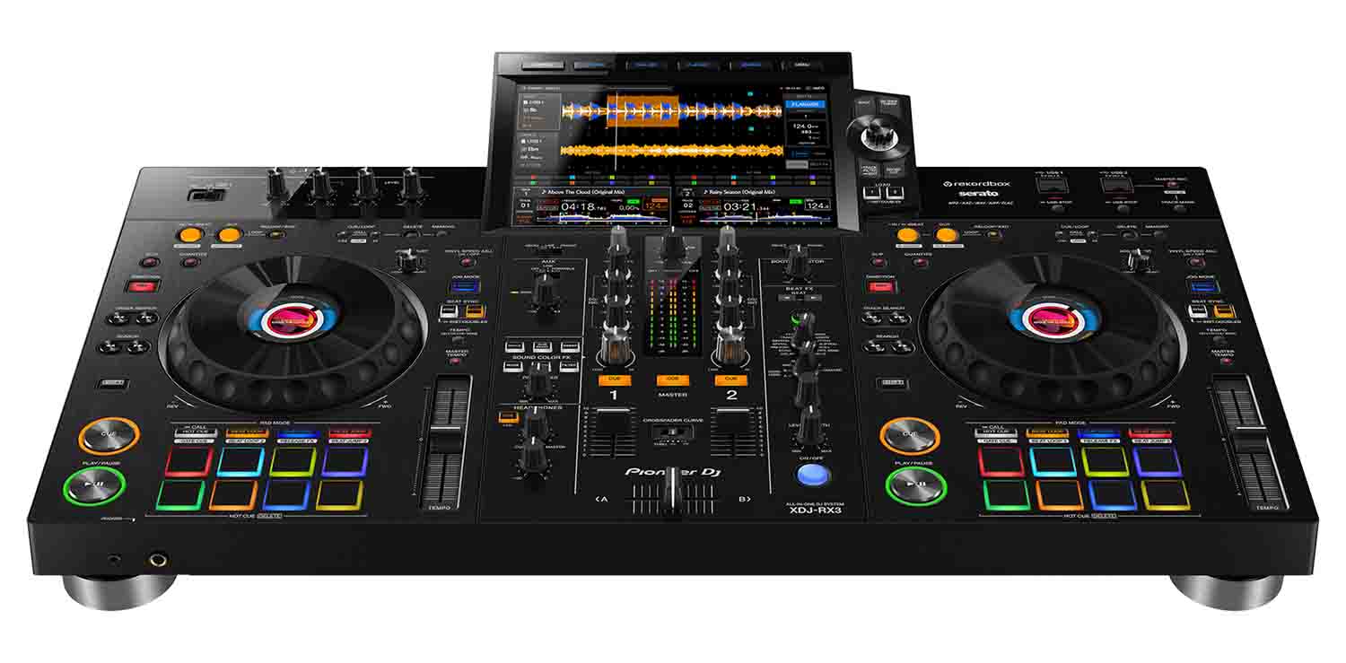B-Stock: Pioneer DJ XDJ-RX3, 2-Channel Performance All-In-One DJ Controller System - Black