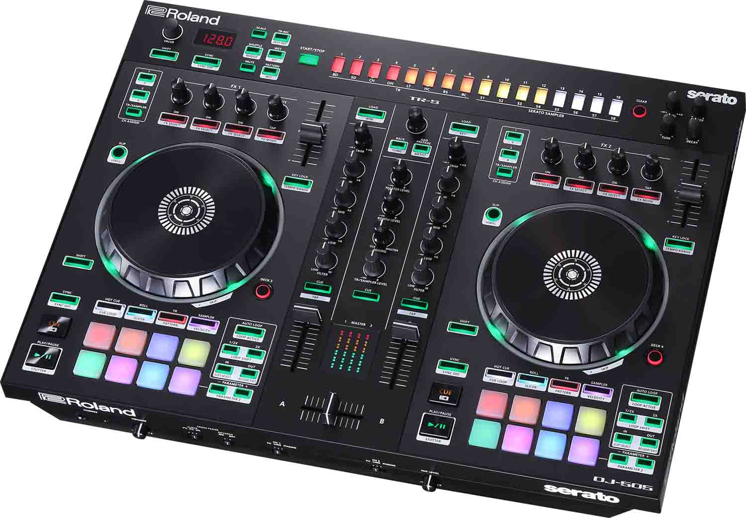 B-Stock: Roland DJ-505, 2-Deck Serato DJ Controller with Drum Machine by Roland