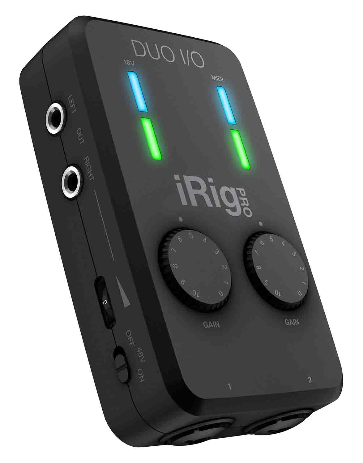 IK Multimedia iRig Pro Duo I/O 2-Channel Audio/MIDI Interface for Mobile Devices and Computers by IK Multimedia
