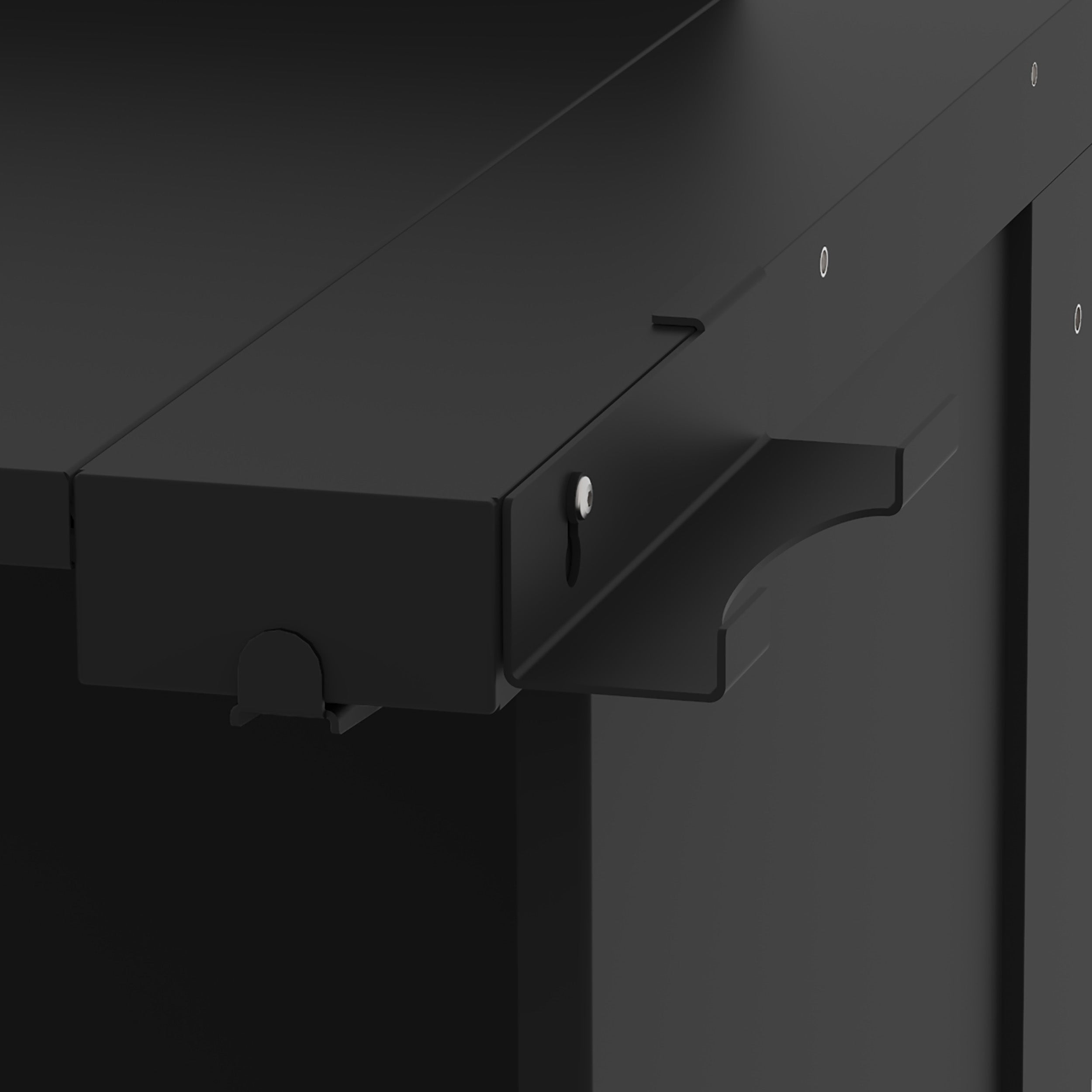 ProX XFH-B3MICHOLDERBLK, Microphone Holder for Humpter B3 Workstation - Black by ProX Cases