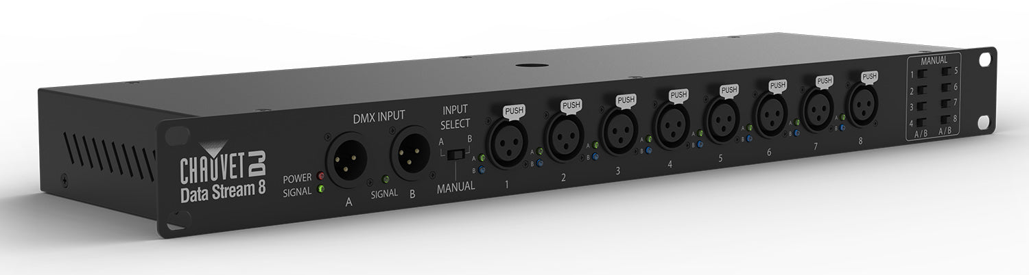 B-Stock: Chauvet DJ DATA STREAM 8, Dual Input 8 Output Flexible DMX Splitter by Chauvet DJ