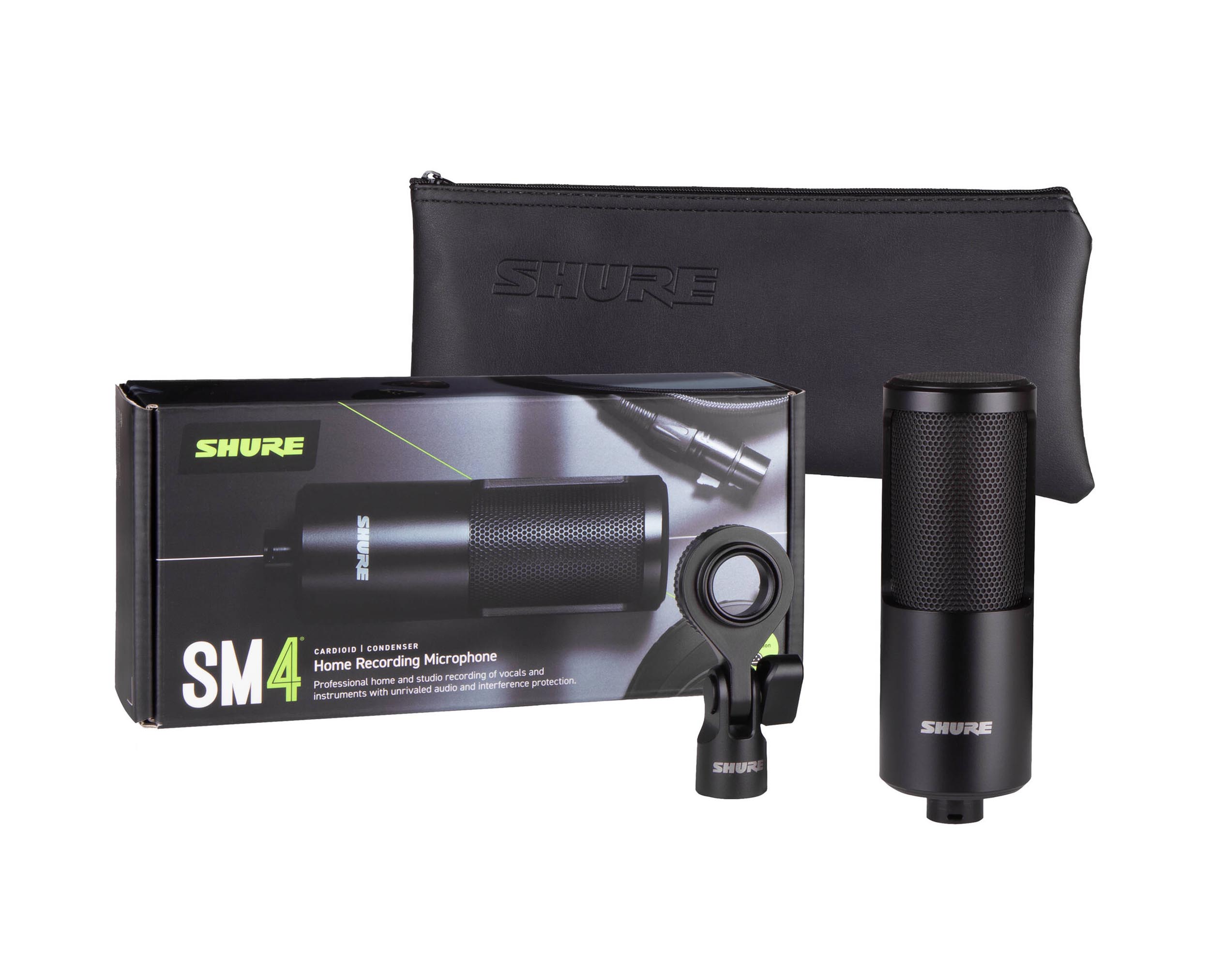 Shure SM4-K Dual-Diaphragm Condenser Home Recording Microphone by Shure