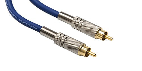 Hosa DRA-501 RCA to RCA S/PDIF Coax Cable Compatible with Pioneer DJ CDJ-3000 - 1 Meter by Hosa