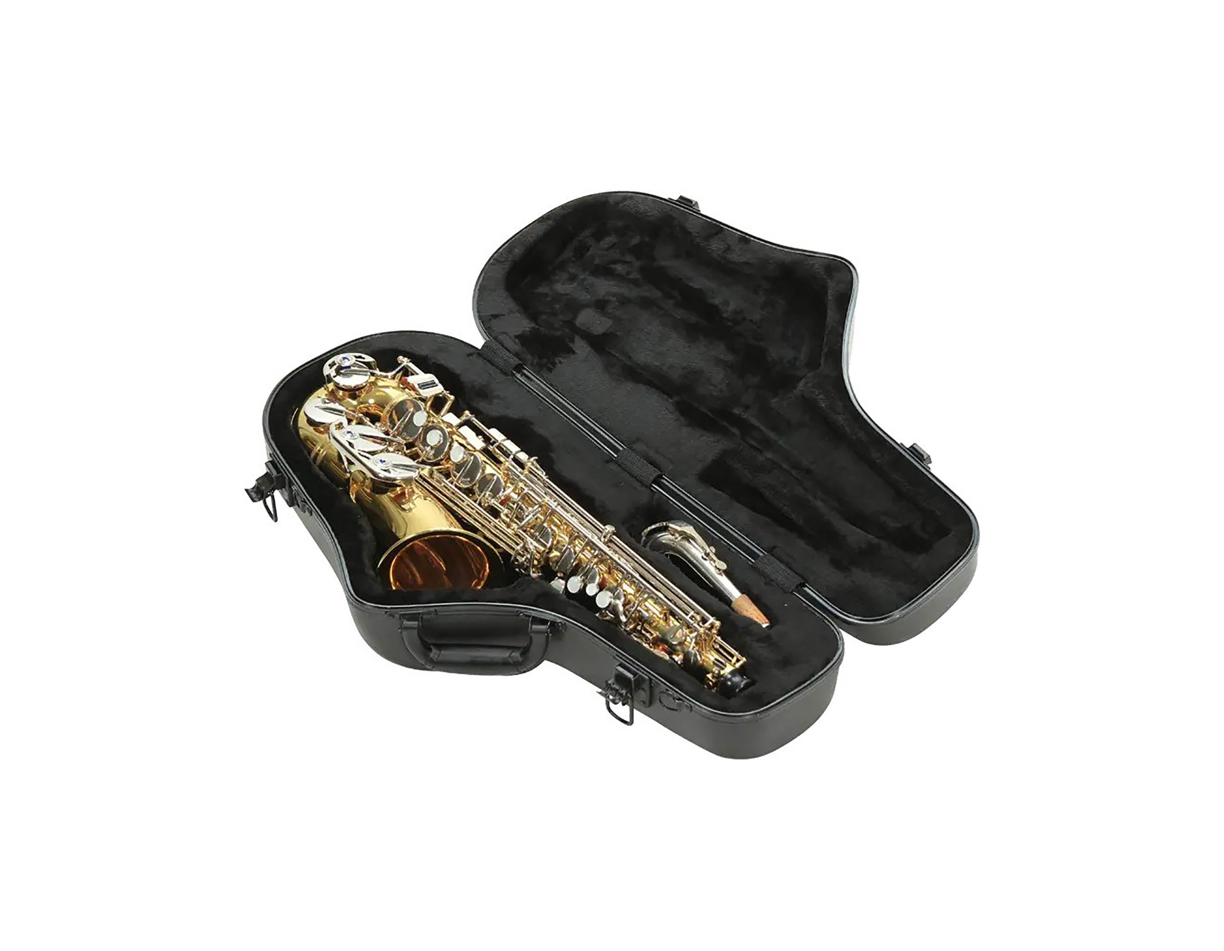 SKB Cases 1SKB-440 Contoured Pro Alto Saxophone Case - Black by SKB Cases