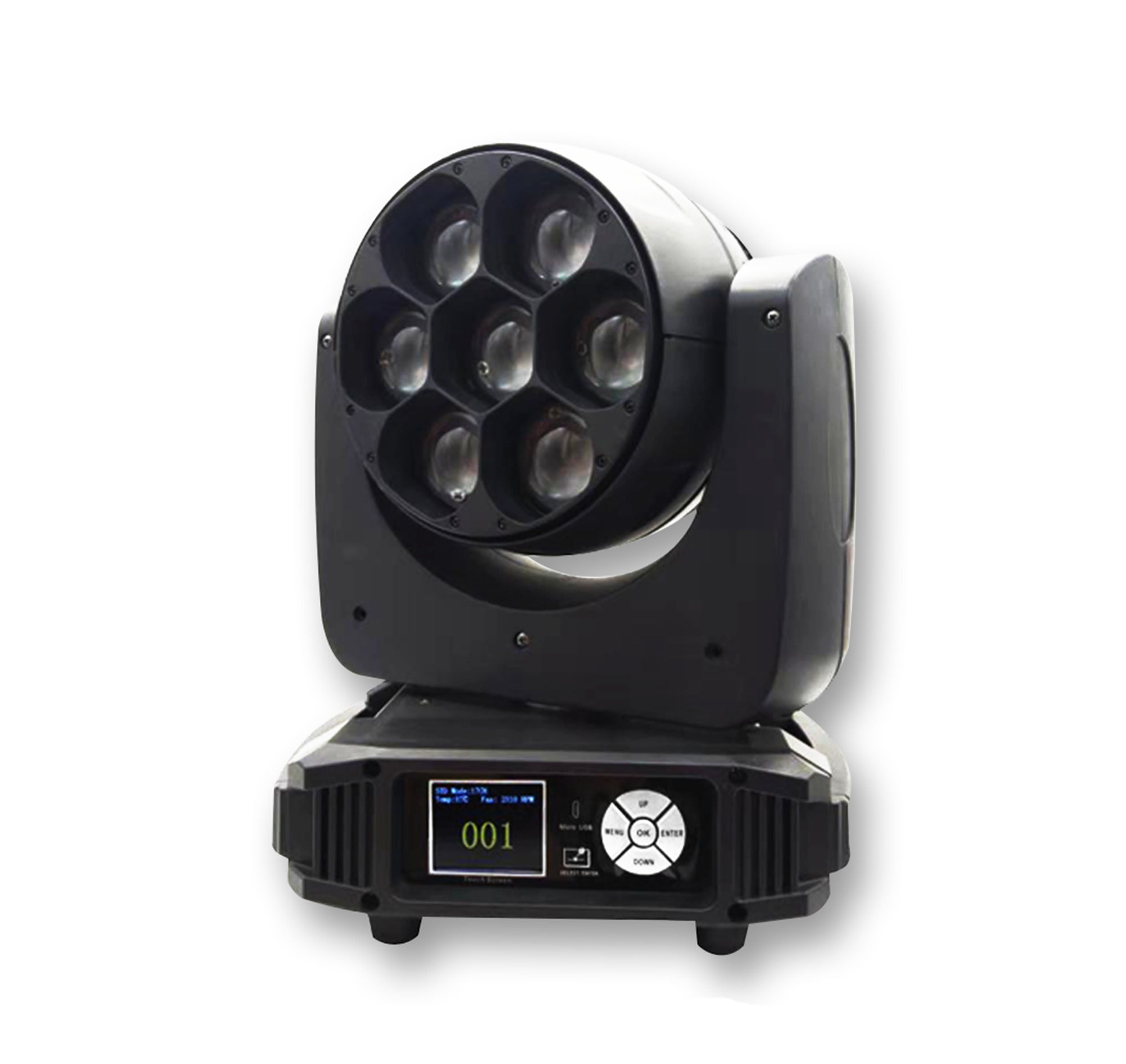 Acue Lighting Mega Wash 7, Professional Moving Head Wash Fixture by Acue Lighting