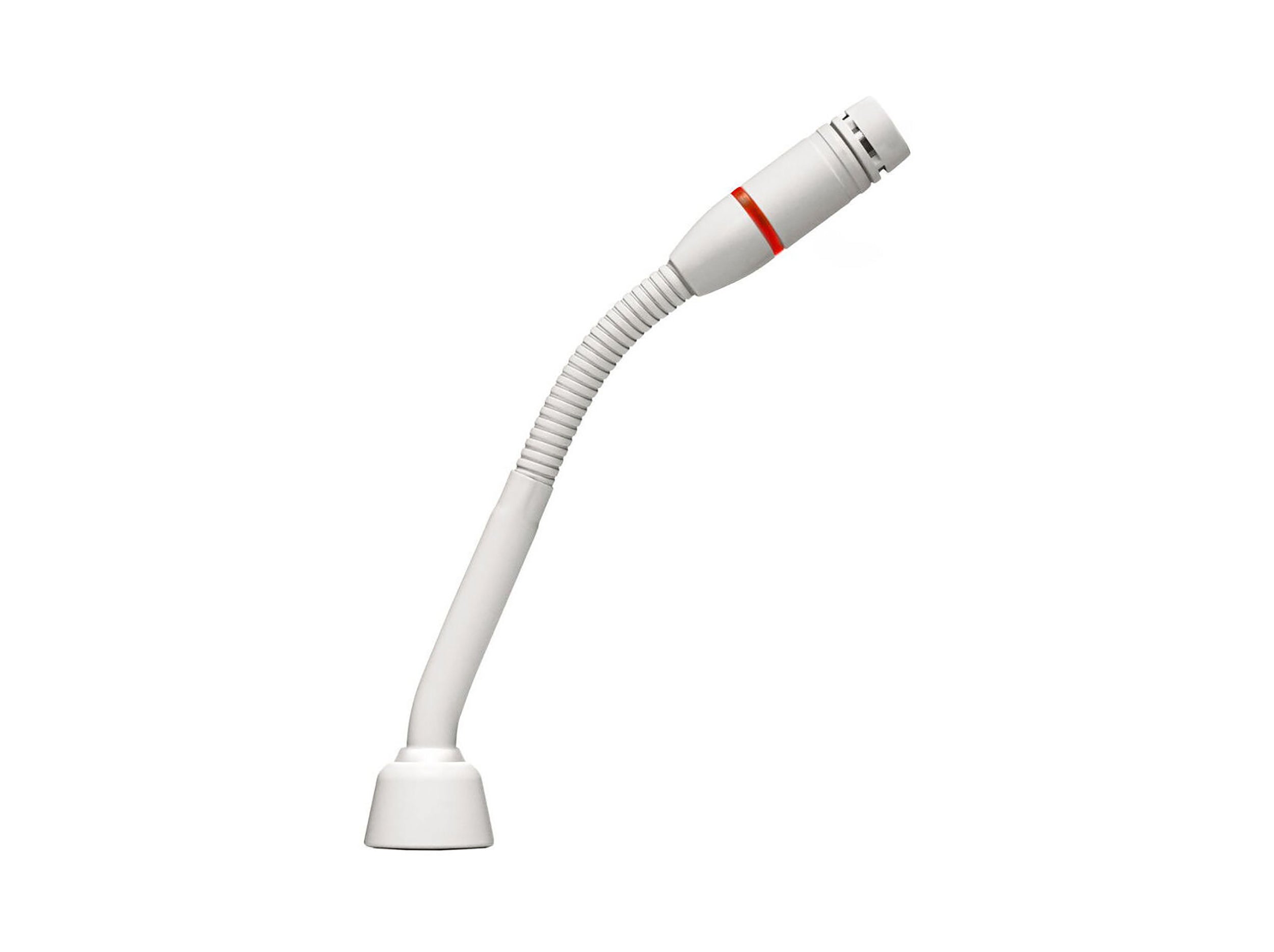 Shure MX405WRLP/C-VBDL, 5 Inch Shock-Mounted Gooseneck Mic with Cardioid Capsule - White by Shure