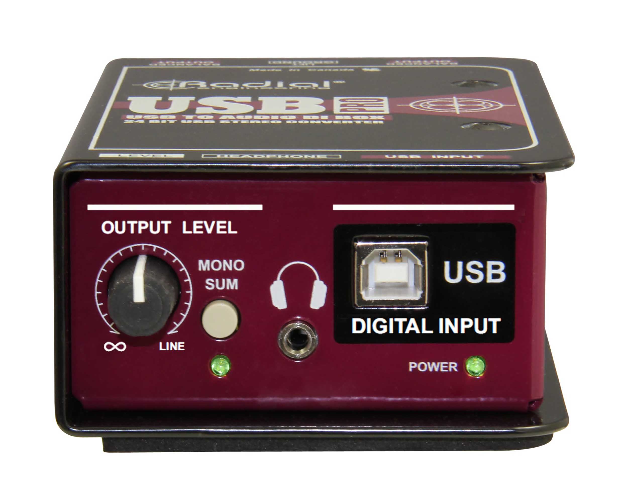 Radial Engineering USB-Pro Stereo USB Laptop Direct Box by Radial Engineering