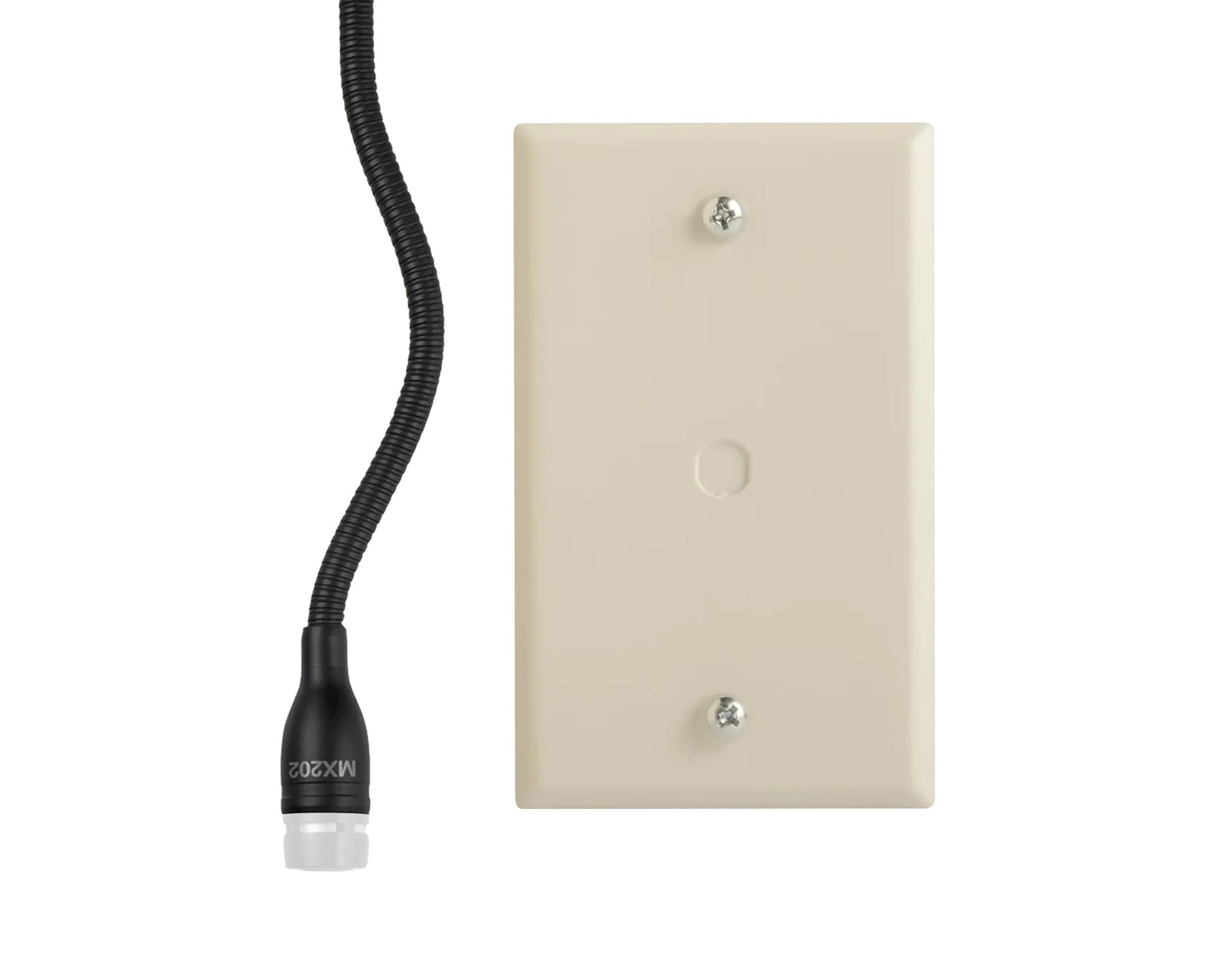 Shure MX202BP Microflex Overhead Microphone with Plate Mount by Shure