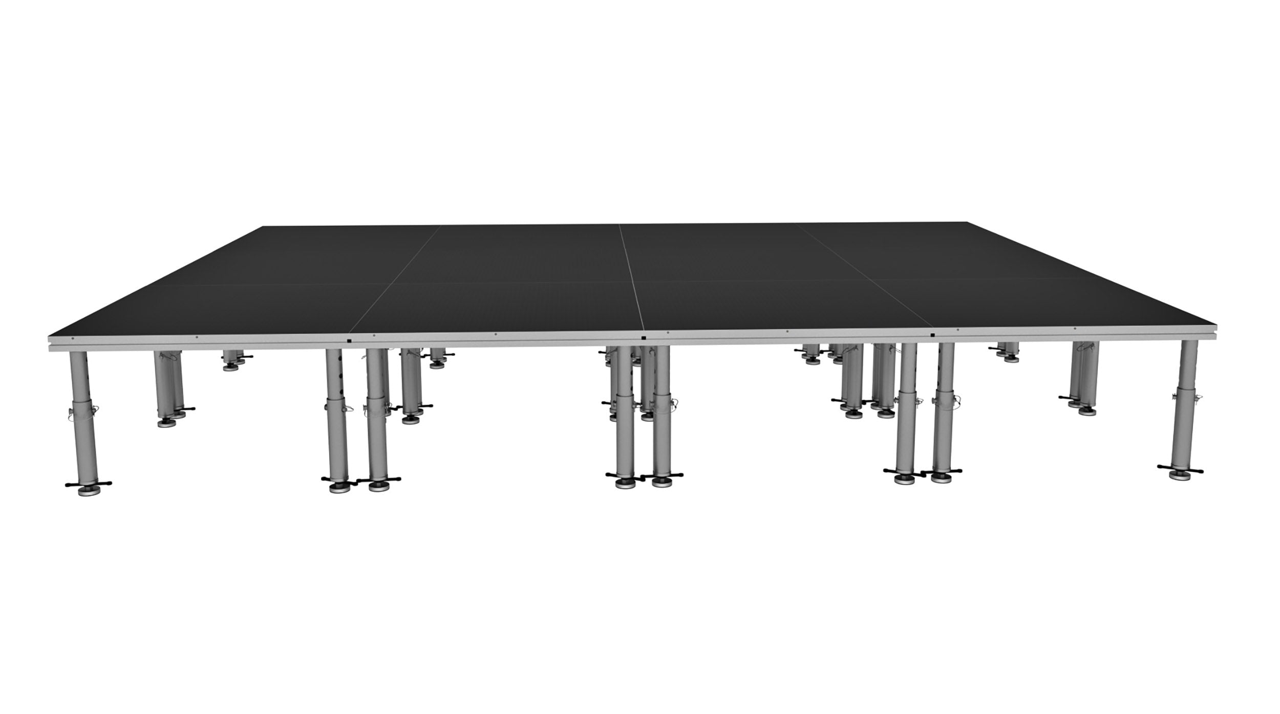 ProX XSU-12X16PKG, Stage One 12' x 16' Ft. Portable Stage Package - Includes 12x Units with Telescoping 16-22" Adjustable Legs by ProX Cases