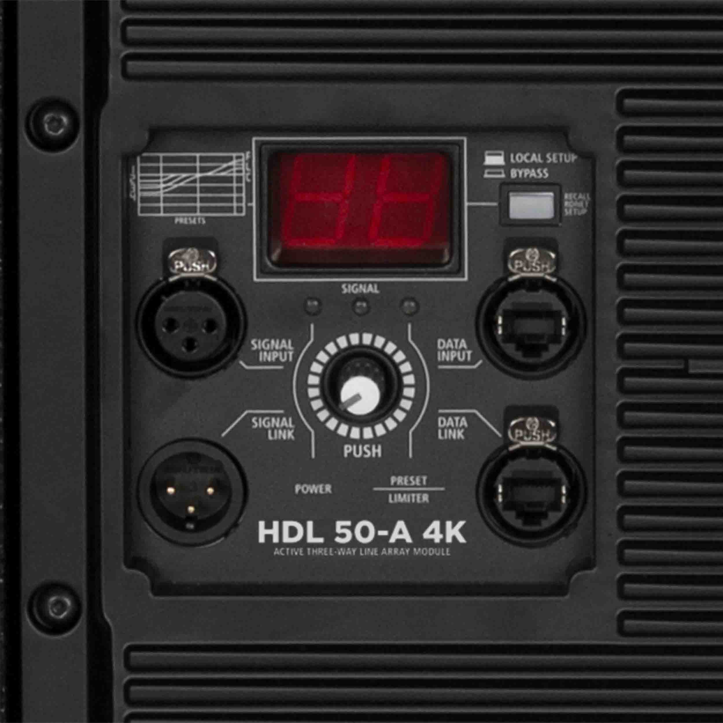 RCF HDL50-A-4K, Three Way 8000W Powered Line-Array Speaker Module - Black by RCF
