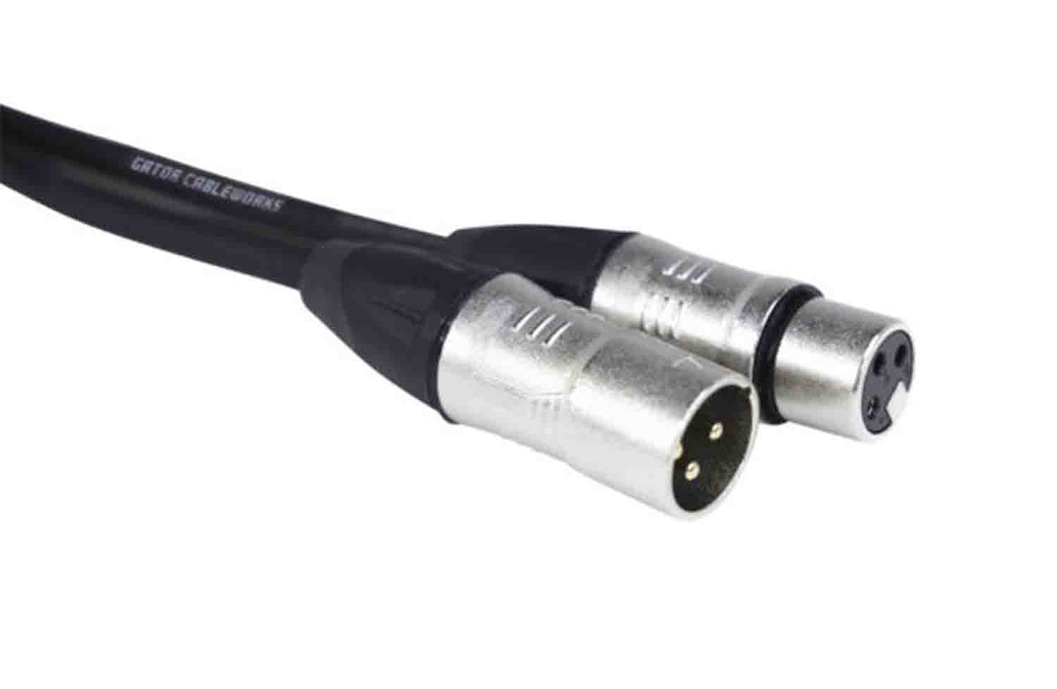 Gator Cableworks GCWB-XLR Backline Series XLR Microphone Cable - Hollywood DJ