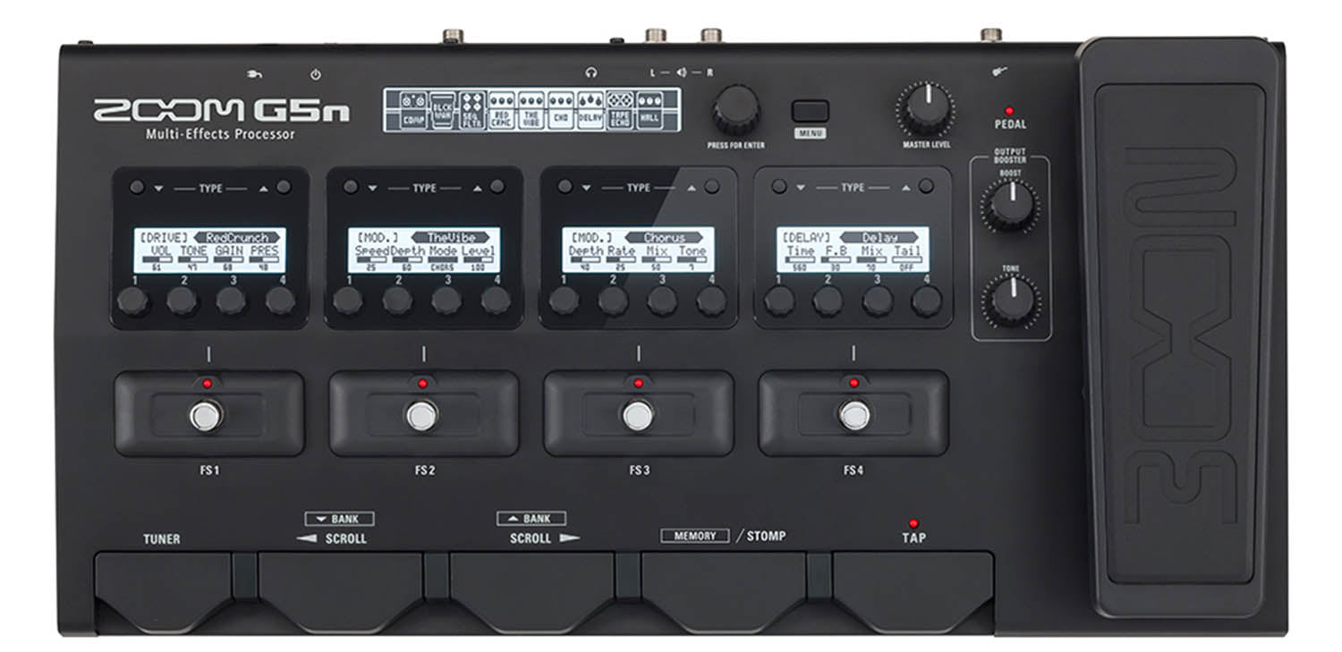 Open Box: Zoom G5N Multi Effects Processor Pedal for Guitarists by Zoom