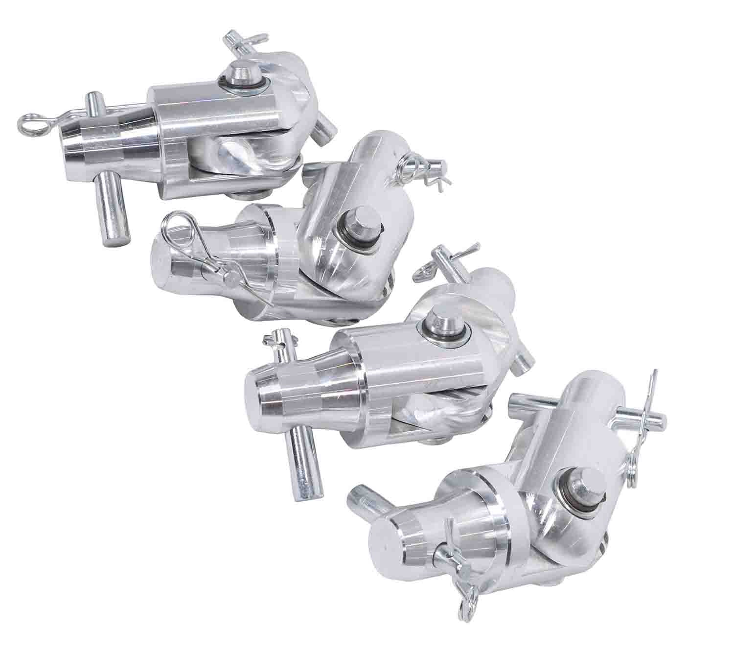 PROX XT-HINGEX4, Pack of 4 Conical Single Tube Hinge Unit for F31 F32 F34 Conical 2” Truss by ProX Cases