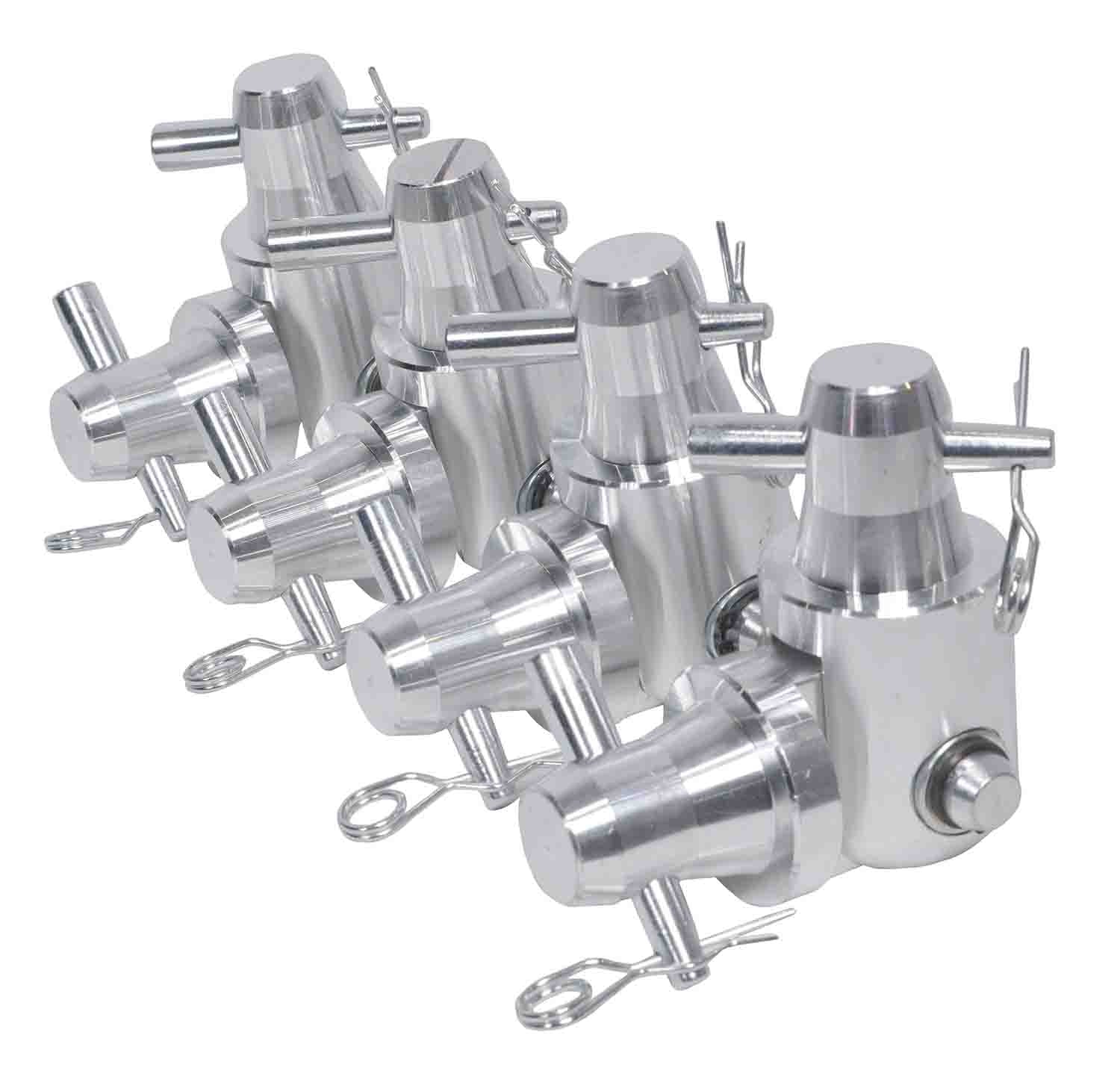 PROX XT-HINGEX4, Pack of 4 Conical Single Tube Hinge Unit for F31 F32 F34 Conical 2” Truss by ProX Cases