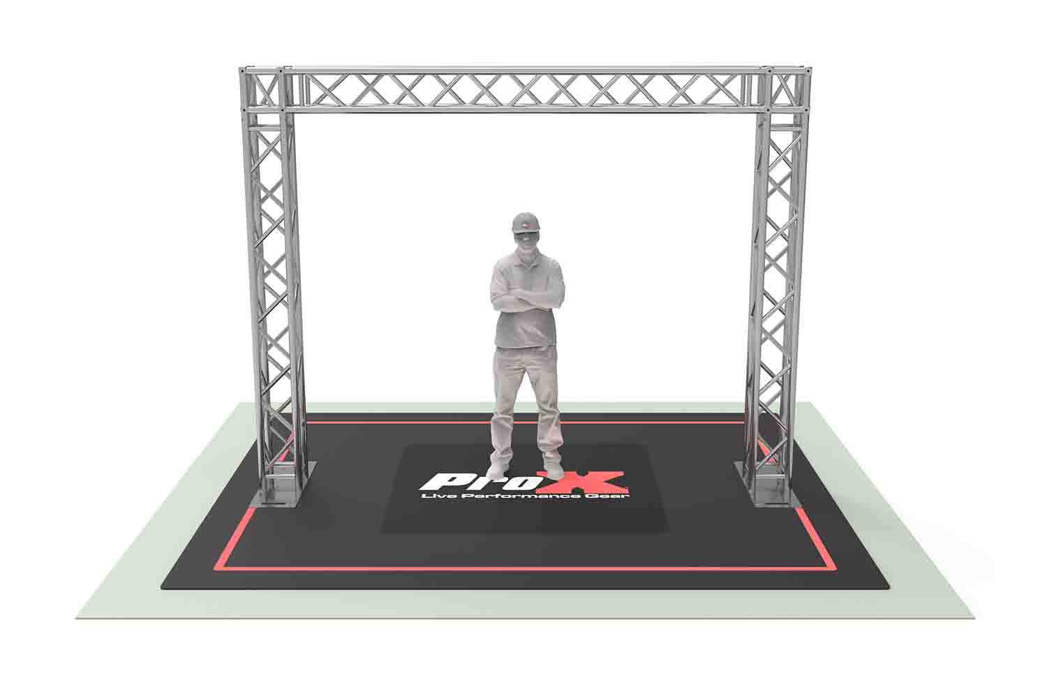 ProX XTP-11X09 Goal Post Heavy Duty Truss System - 11.75 Ft W x 9.20 Ft H - 2mm by ProX Cases