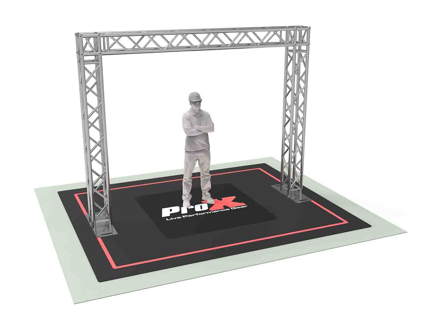 ProX XTP-11X09 Goal Post Heavy Duty Truss System - 11.75 Ft W x 9.20 Ft H - 2mm by ProX Cases