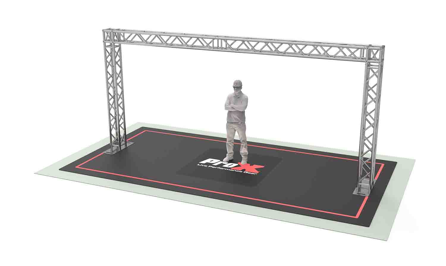 ProX XTP-20X09 Goal Post Design - Actual Size: 19.75 ft W X 9.20ft H - 2mm Heavy Duty Truss by ProX Cases