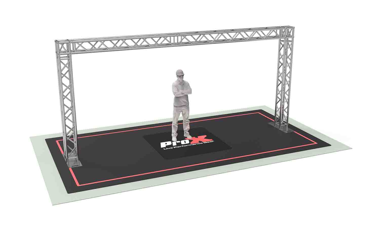 ProX XTP-20X09 Goal Post Design - Actual Size: 19.75 ft W X 9.20ft H - 2mm Heavy Duty Truss by ProX Cases