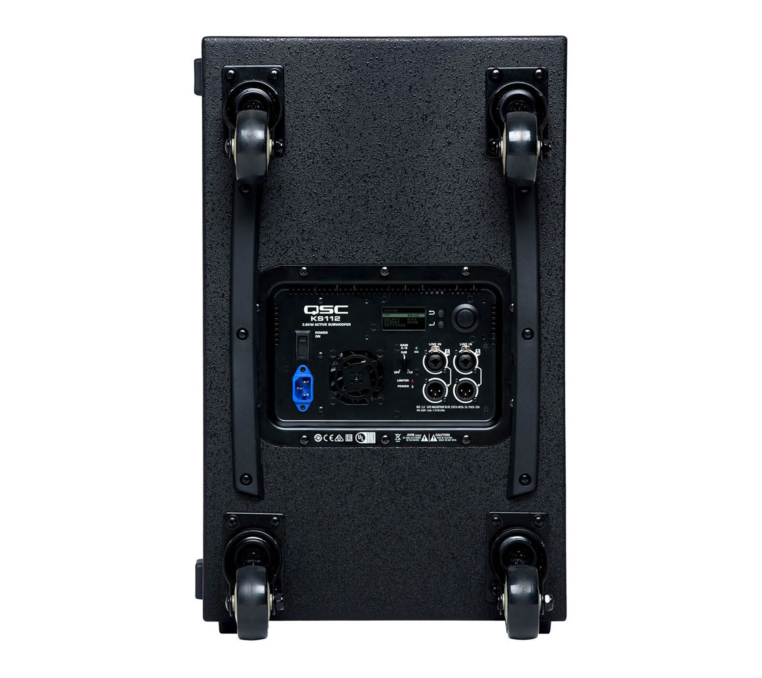 QSC KS112, 12-Inch Compact Powered Subwoofer - Black by QSC