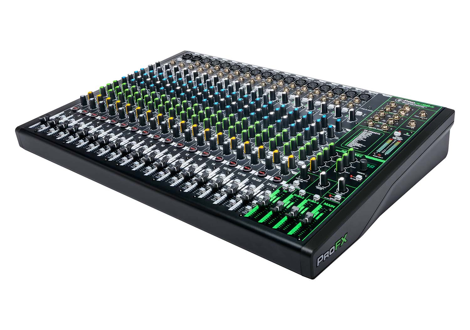 Mackie ProFX22v3, 22-Channel Professional Effects Mixer with USB by Mackie