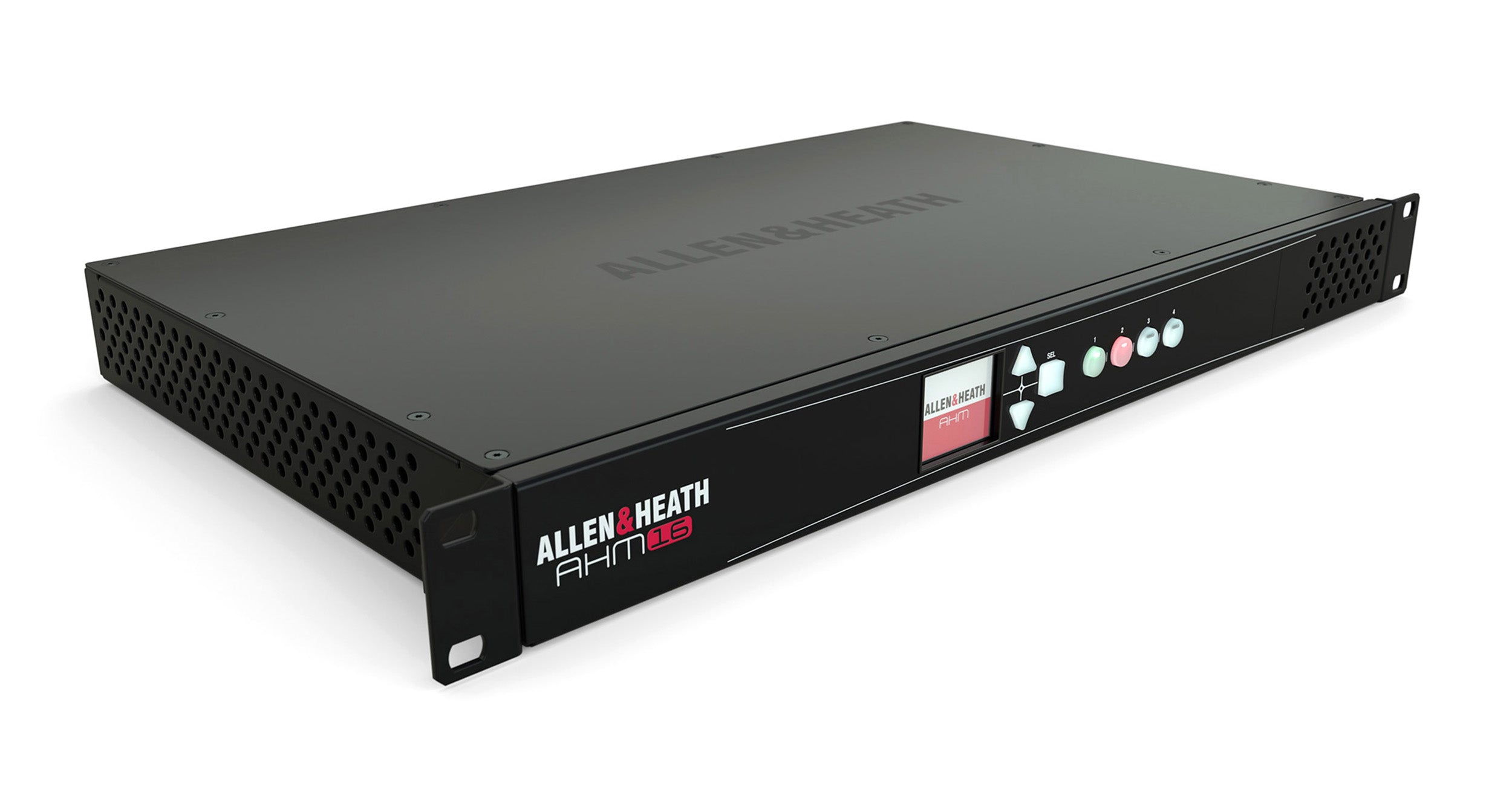Allen & Heath AHM-16, 1RU 16x16 Audio Matrix Processor with 8x8 Local Analog I/O by ALLEN & HEATH