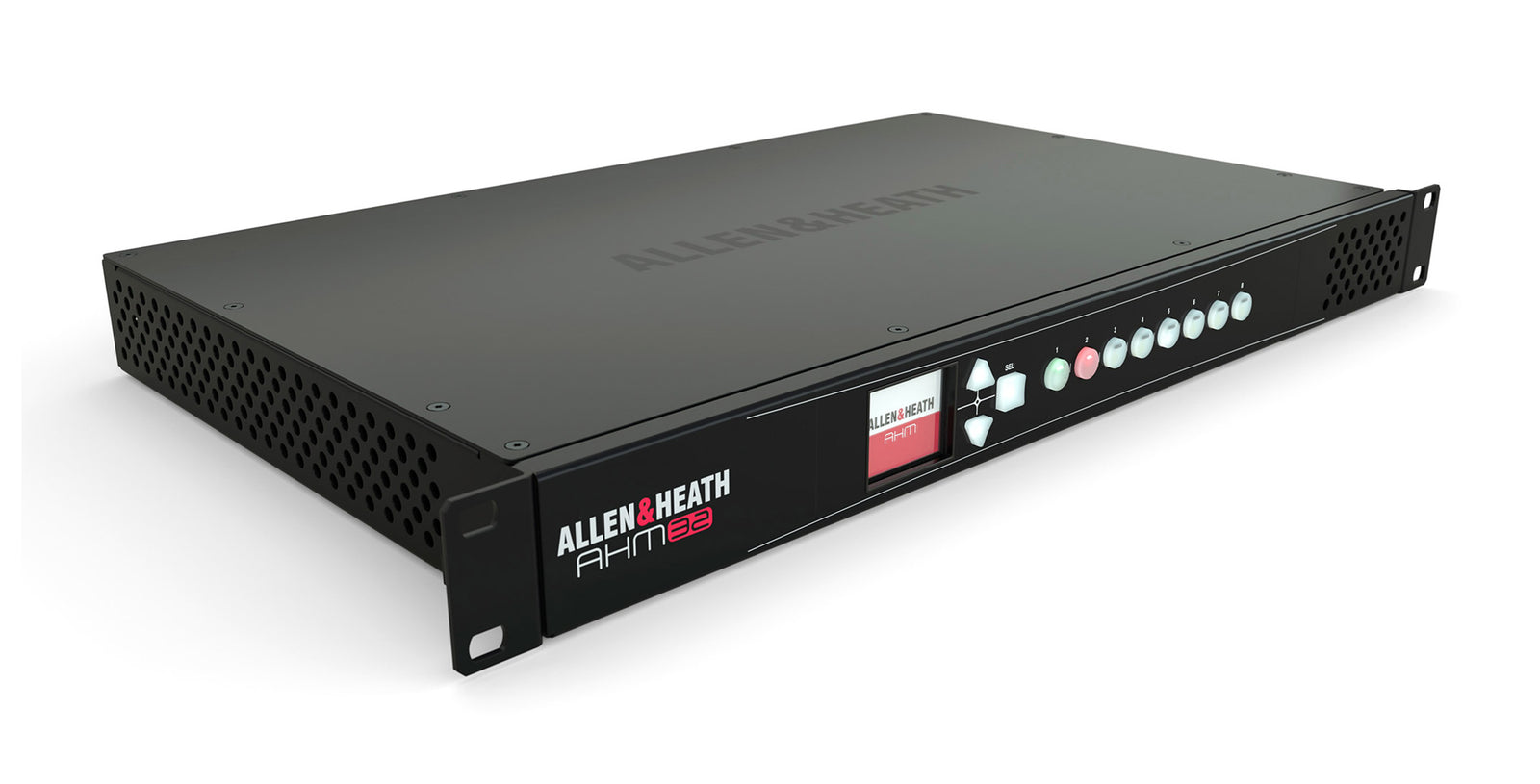Allen & Heath AHM-32, 1RU 32x32 Audio Matrix Processor with 12x12 Local Analog I/O by ALLEN & HEATH