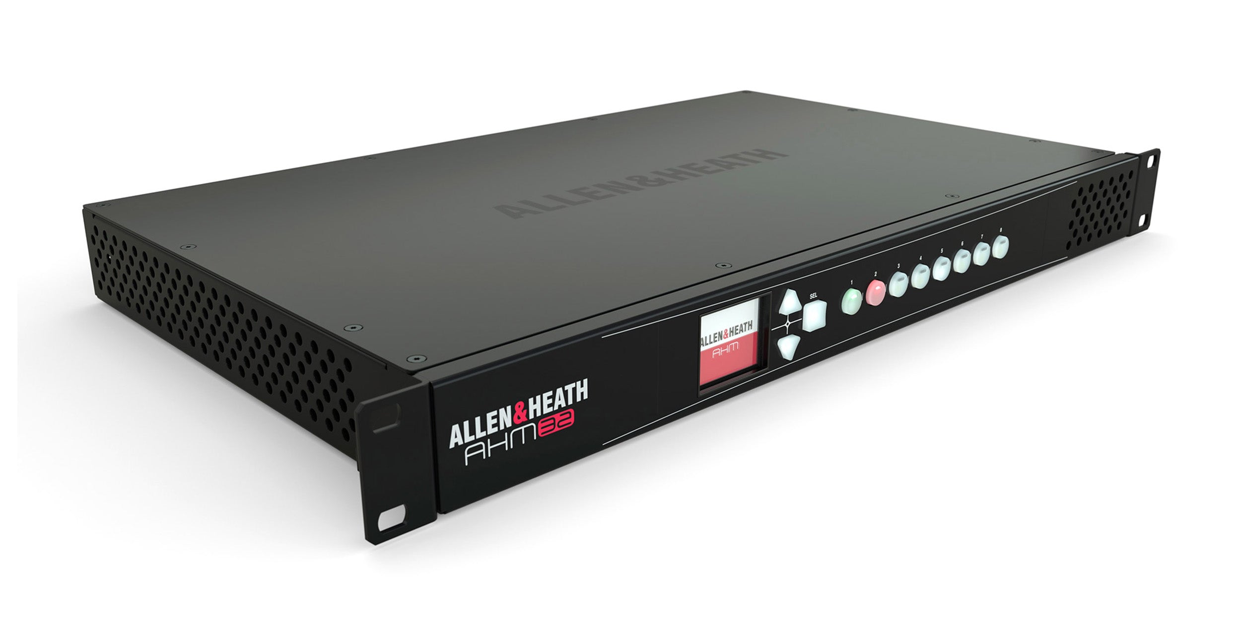 Allen & Heath AHM-32, 1RU 32x32 Audio Matrix Processor with 12x12 Local Analog I/O by ALLEN & HEATH