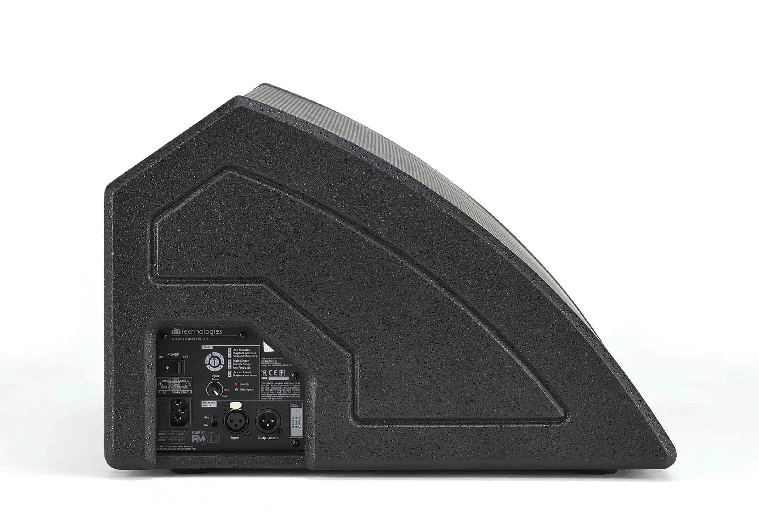Open Box: dB Technologies FMX 15, 15" 2-Way Active Coaxial Stage Monitor - 1200W by db Technologies