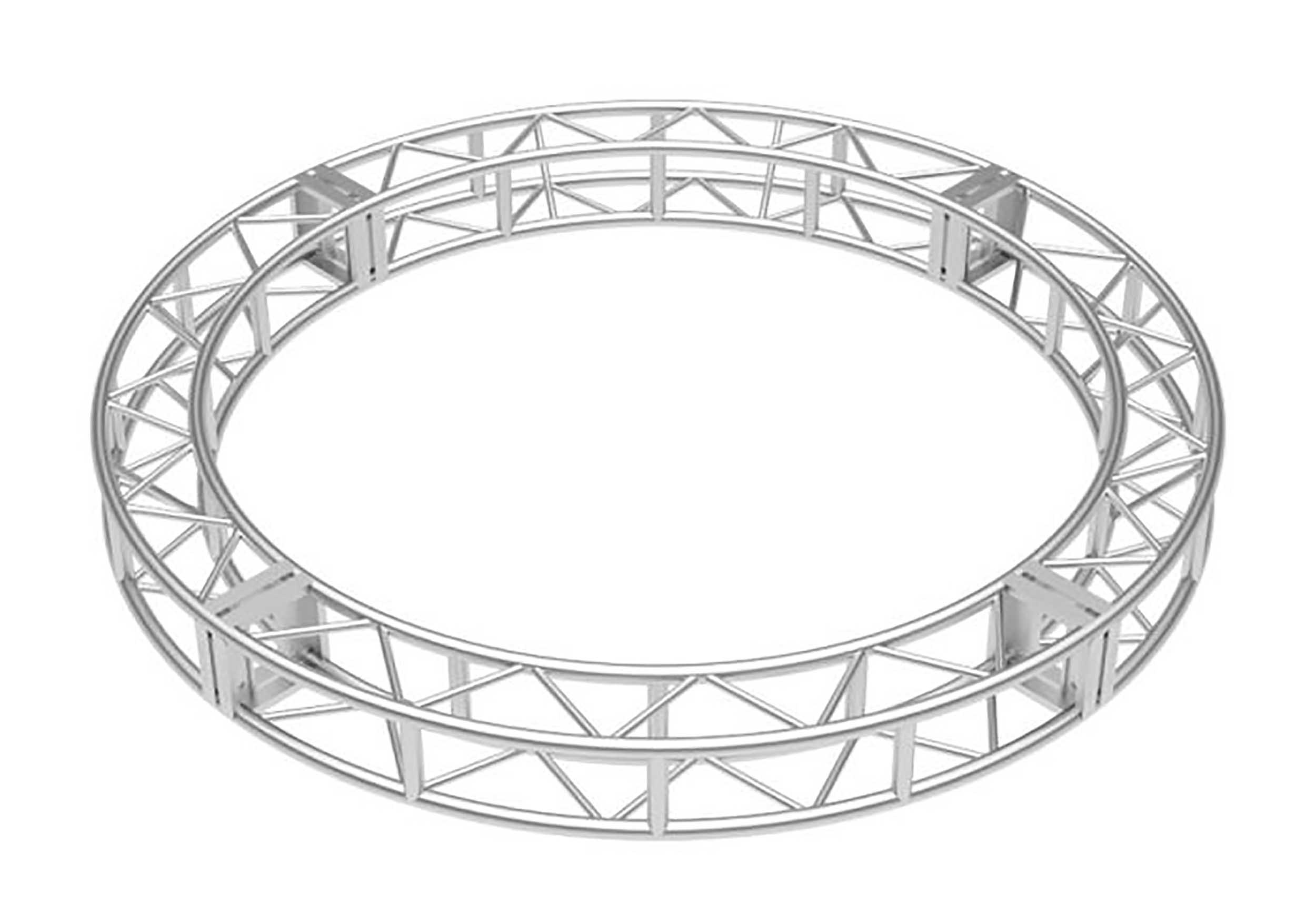 Global Truss DT-GP10-90C-KIT, End Plate Trussing with 90 Degree Circular Arcs - 10ft by Global Truss
