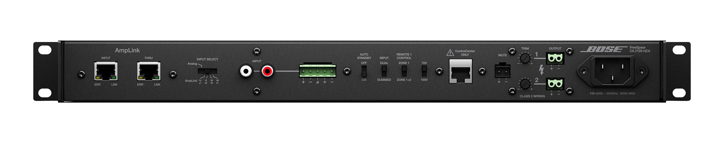 Bose ZA 2120-HZA, Free Space Zone Amplifier 120V NA by Bose