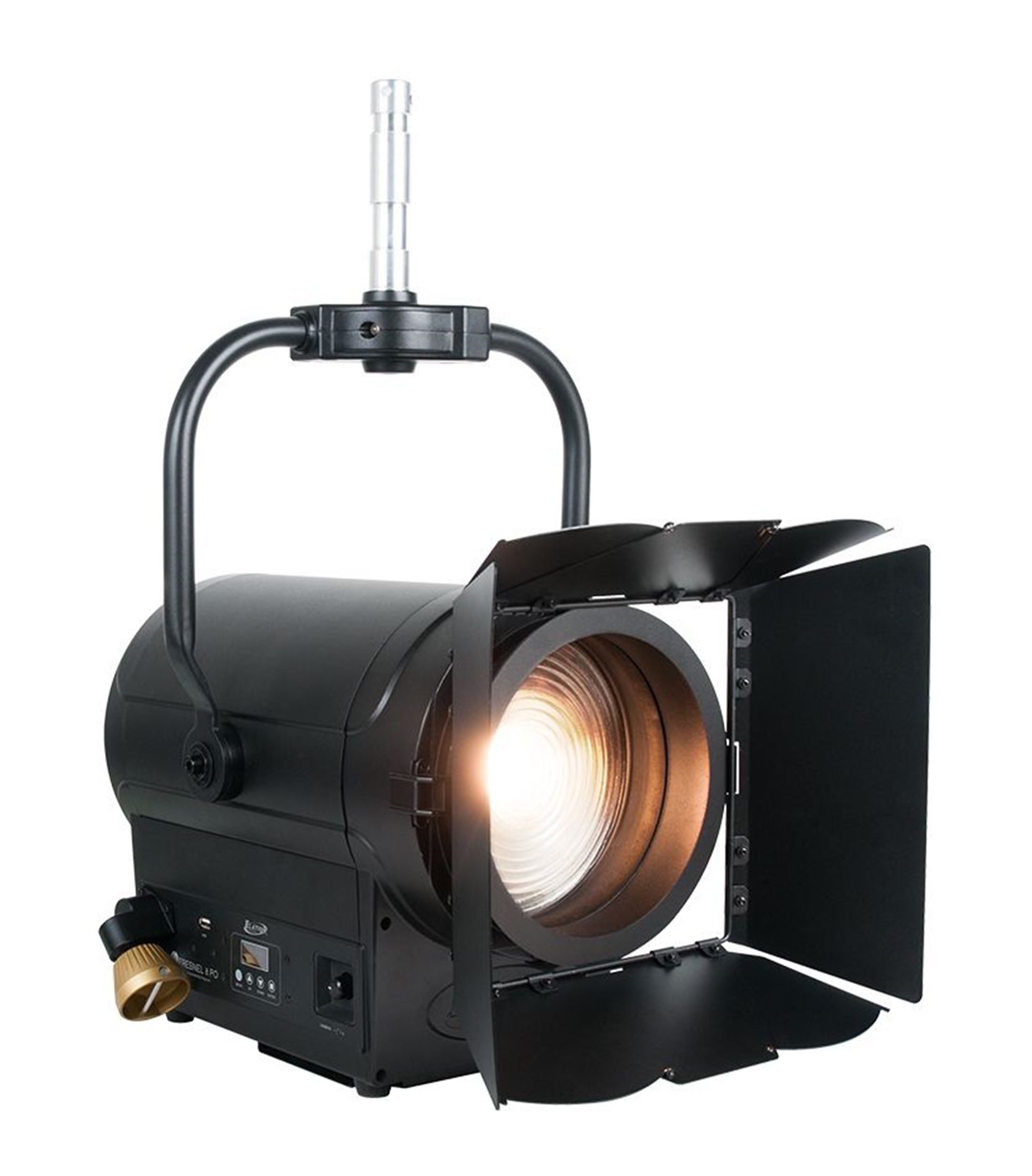 Elation KLF858, Full Spectrum RGBMA LED 6-Inch Pole Operated Fresnel with Zoom - 220 Watt by Elation