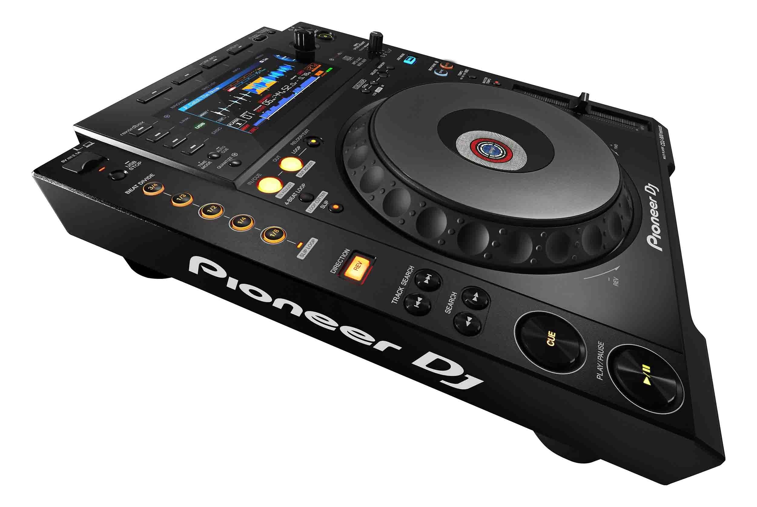 Pioneer DJ CDJ-900NXS Multi Player DJ Package with 4-Channel Digital Mixer by Pioneer DJ