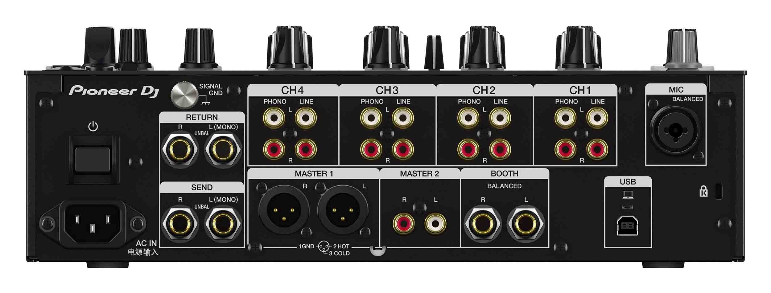 Pioneer DJ CDJ-900NXS Multi Player DJ Package with 4-Channel Digital Mixer by Pioneer DJ