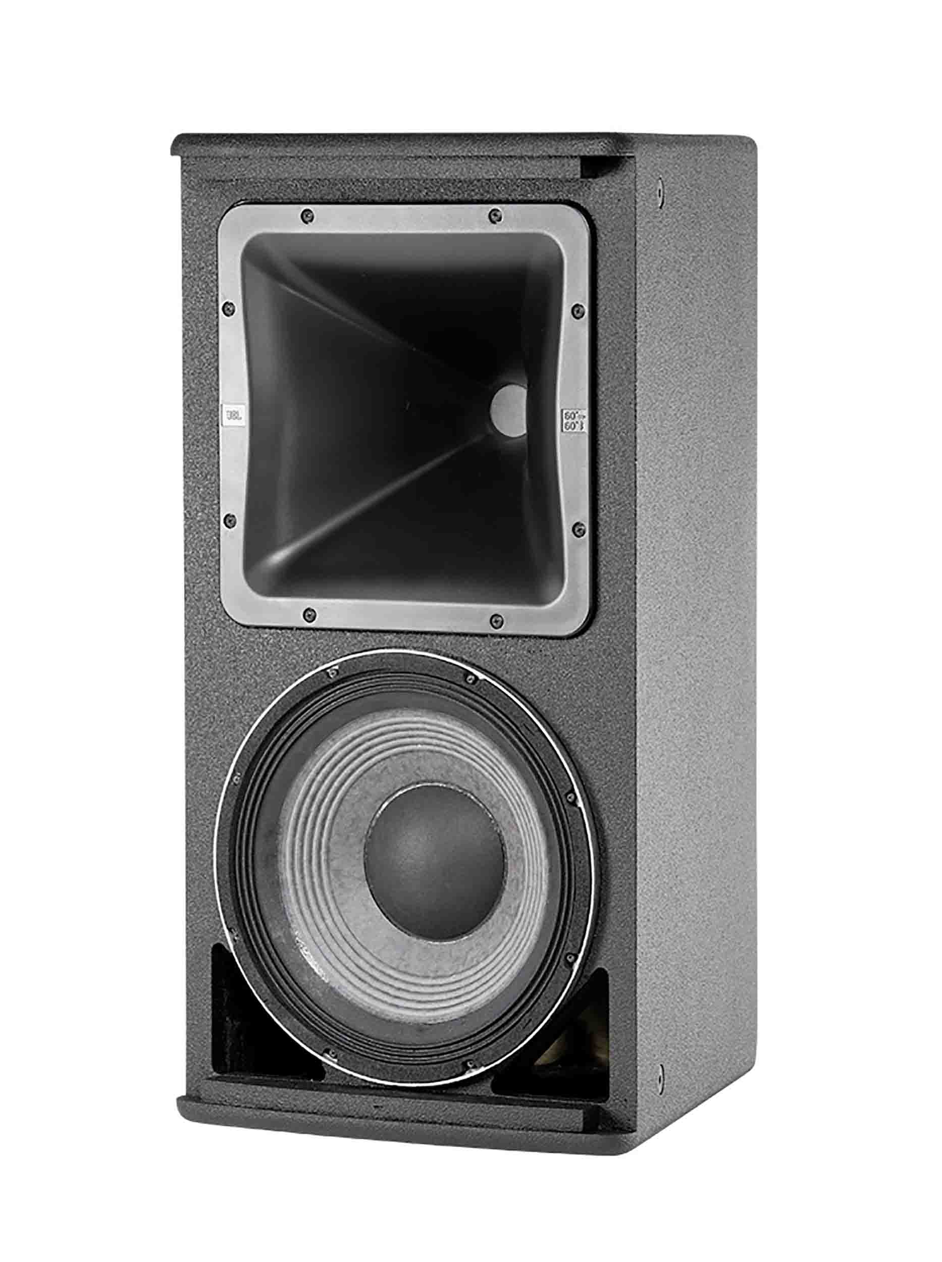 JBL AM7212/00, High Power 2-Way Loudspeaker with 1 x 12" LF and Rotatable Horn - Black by JBL