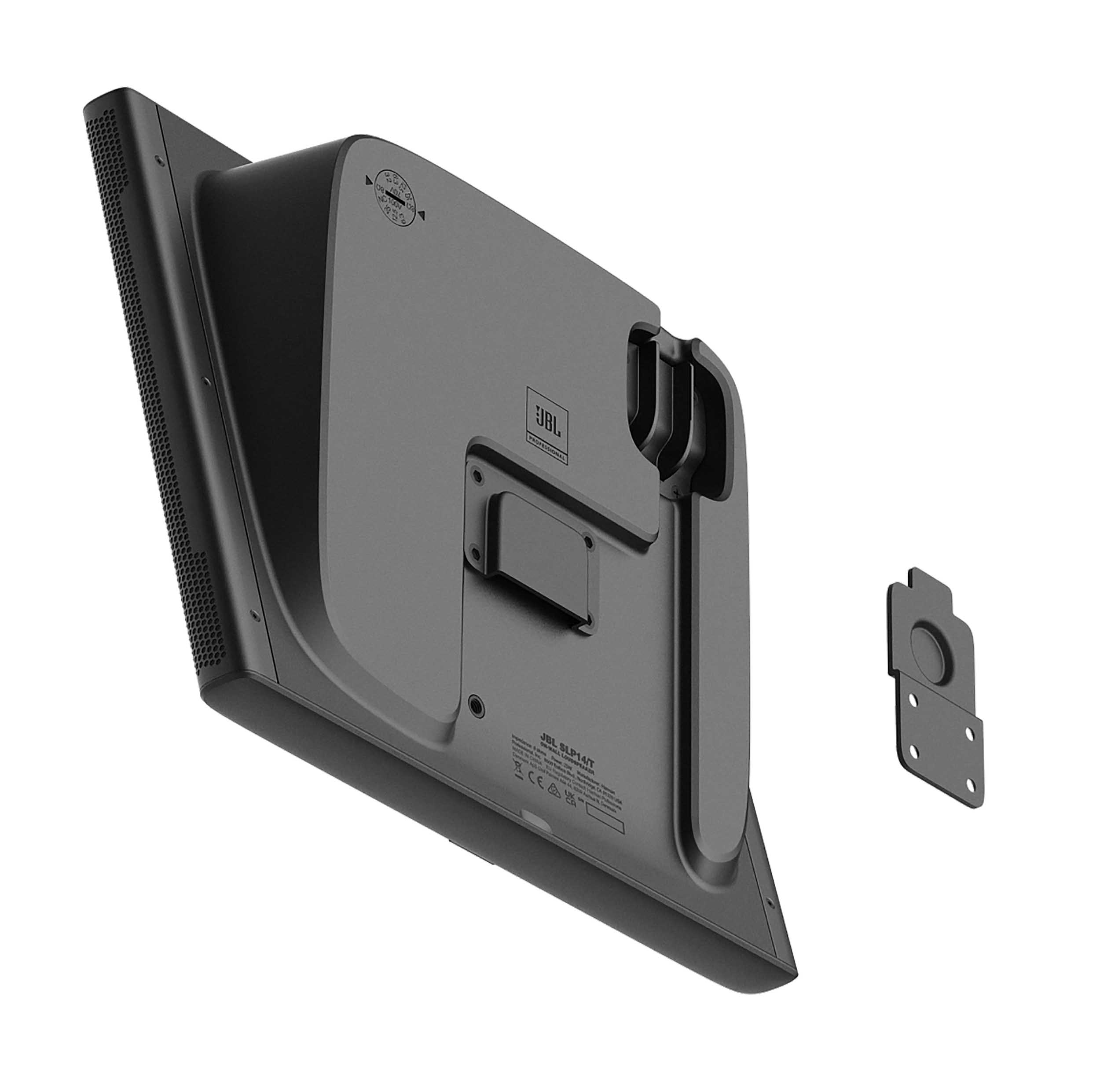 JBL SLP14/T-BK, 200W Low Profile On-Wall Two Way Loudspeaker - Black by JBL