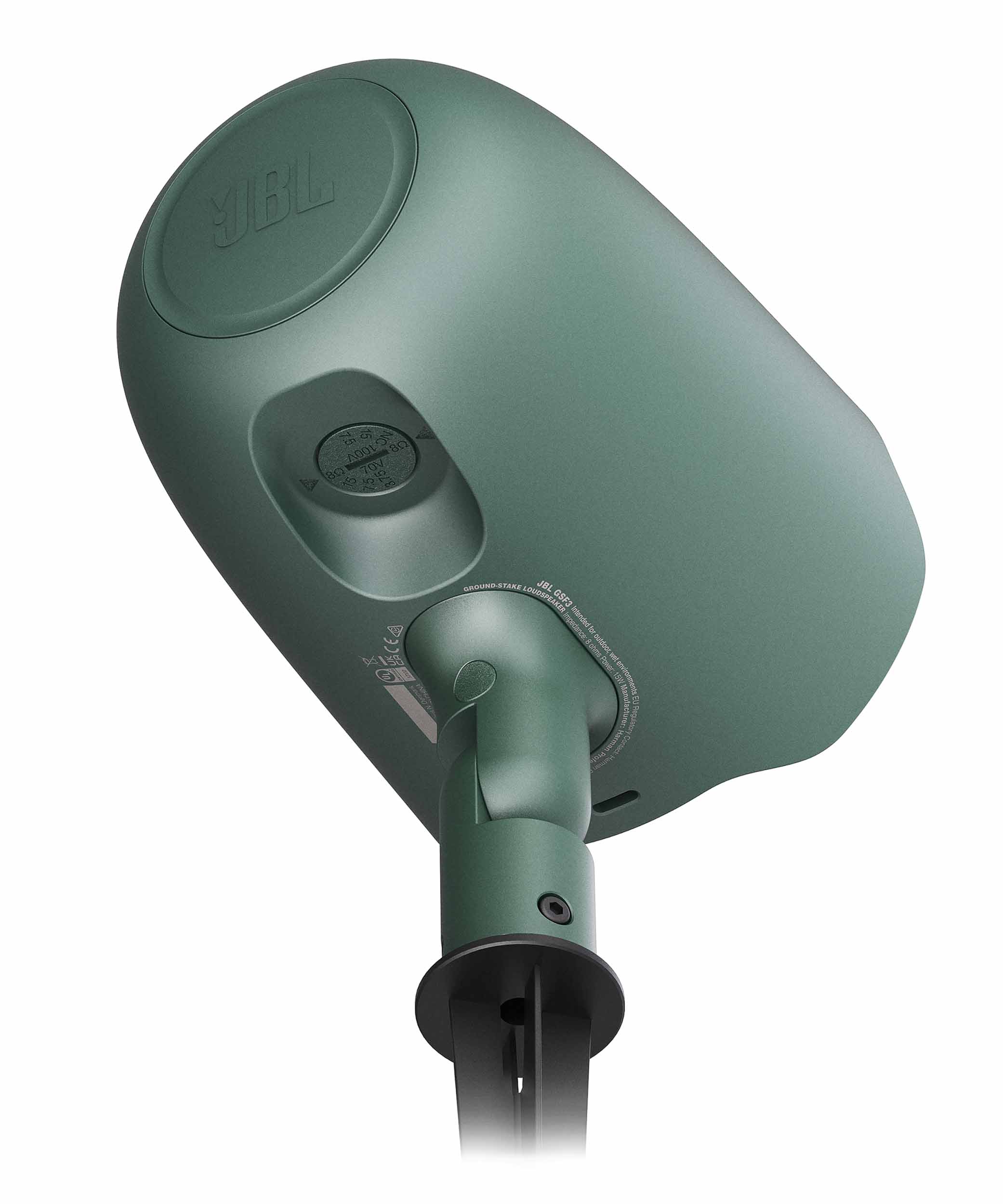 JBL GSF3-GN, 120W 3" Ground Stake Landscape Loudspeaker - Green by JBL