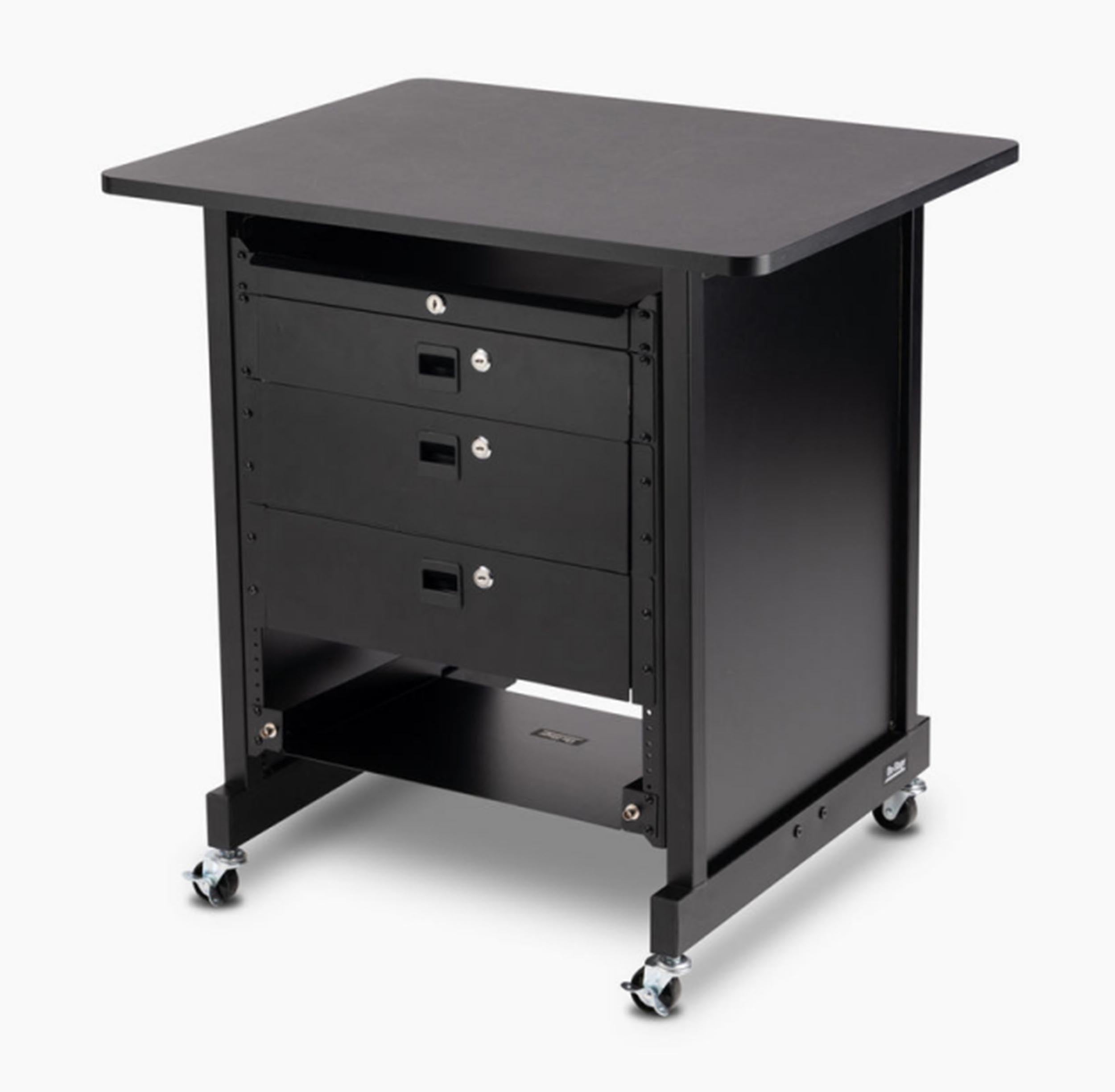 On Stage WSR7500B, Rack Cabinet - Black by On-Stage