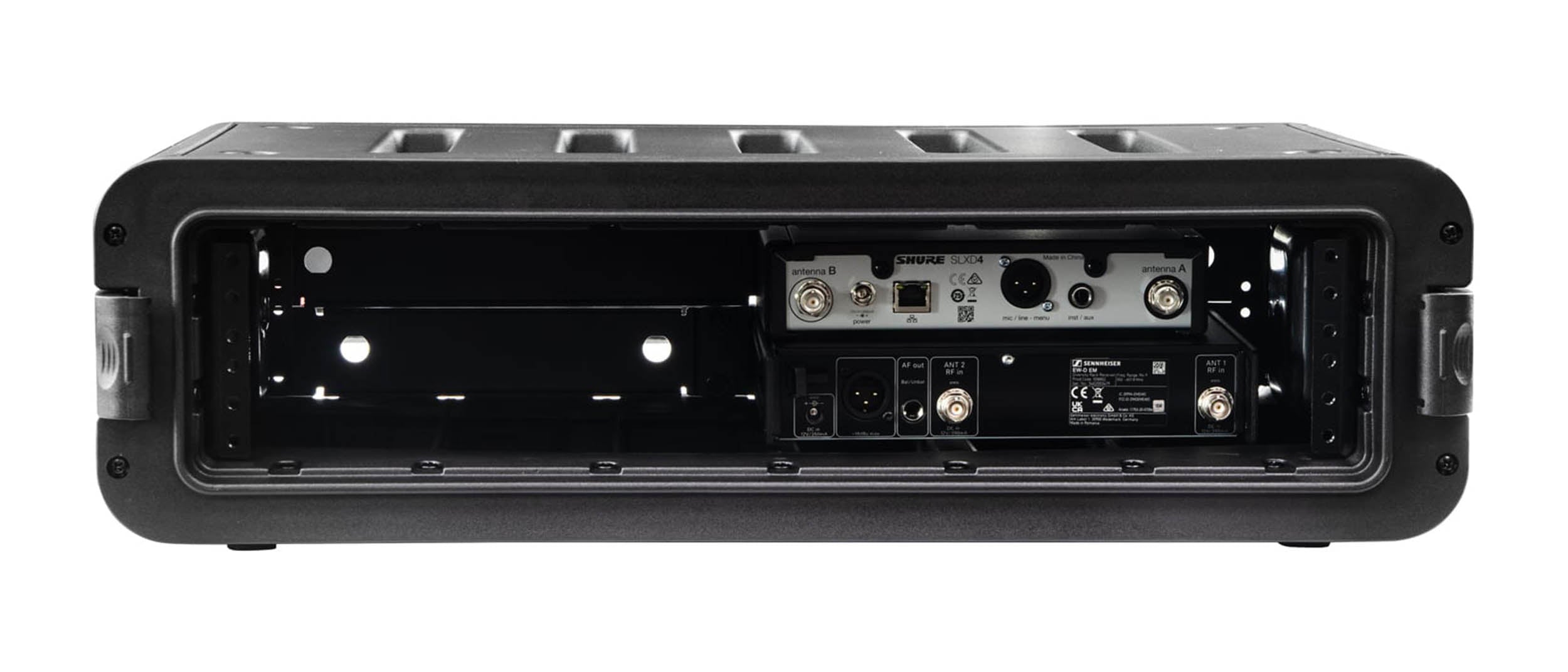 Odyssey VR2S, 10.5-Inch Rail-to-Rail Watertight Dust-proof Injection-Molded 2U Rack Case by Odyssey