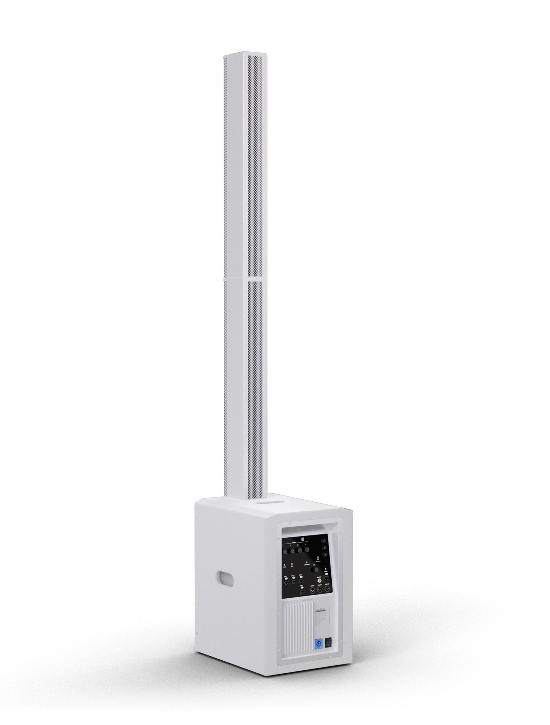 LD System MAUI 28 G3 MIX White, Compact Cardioid Column PA System with Digital Mixer by LD Systems